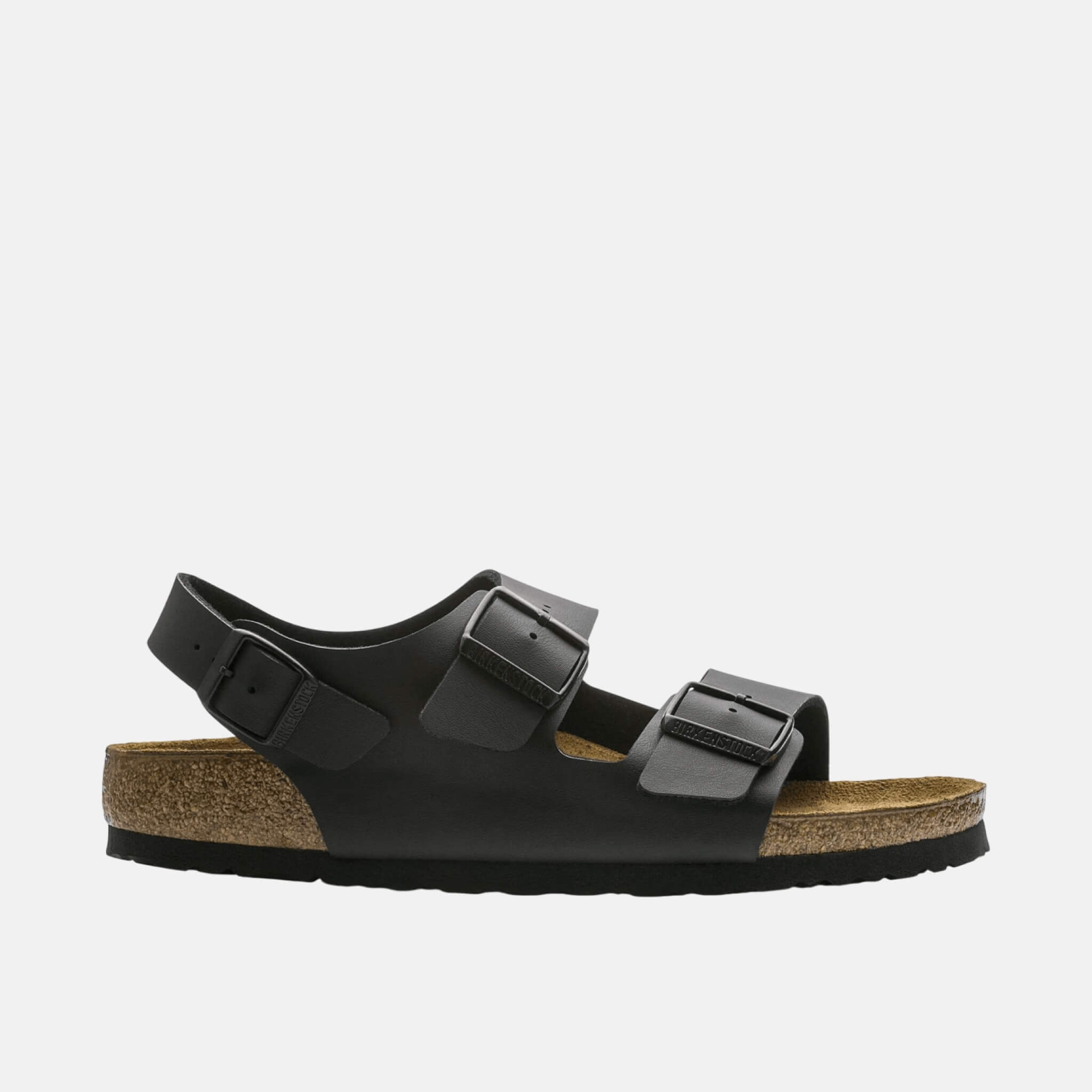 Černé Regular Sandály Milano Natural Leather