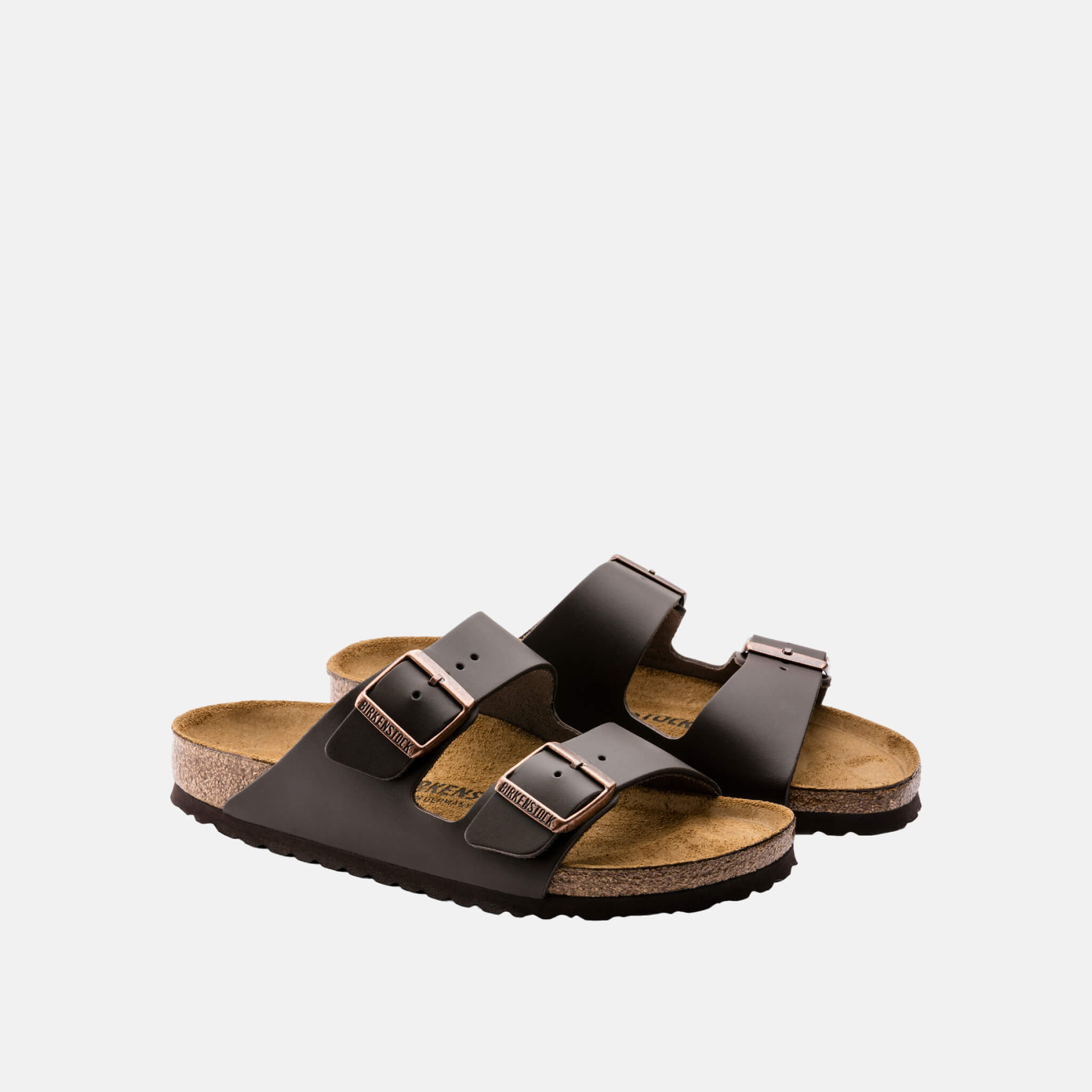 Hnědé pantofle Birkenstock Arizona Smooth Leather