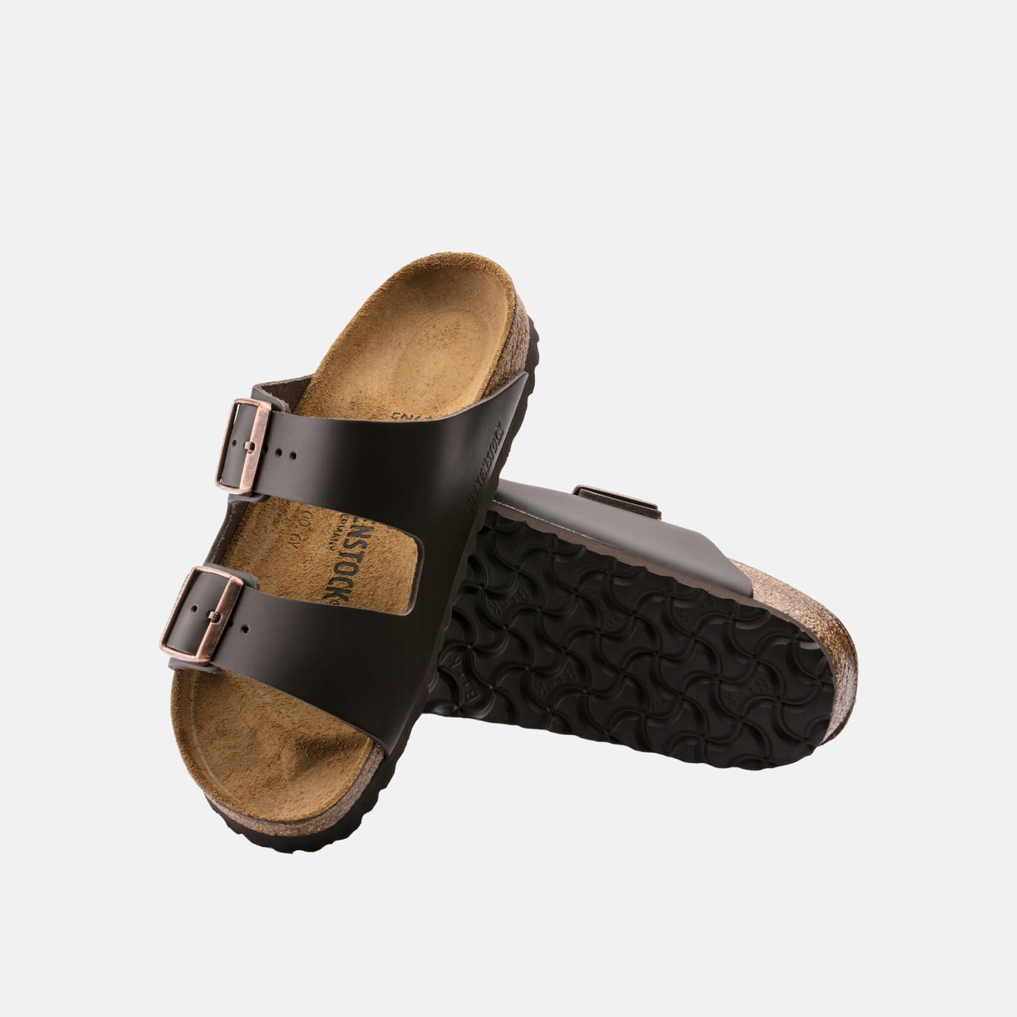 Hnědé pantofle Birkenstock Arizona Smooth Leather