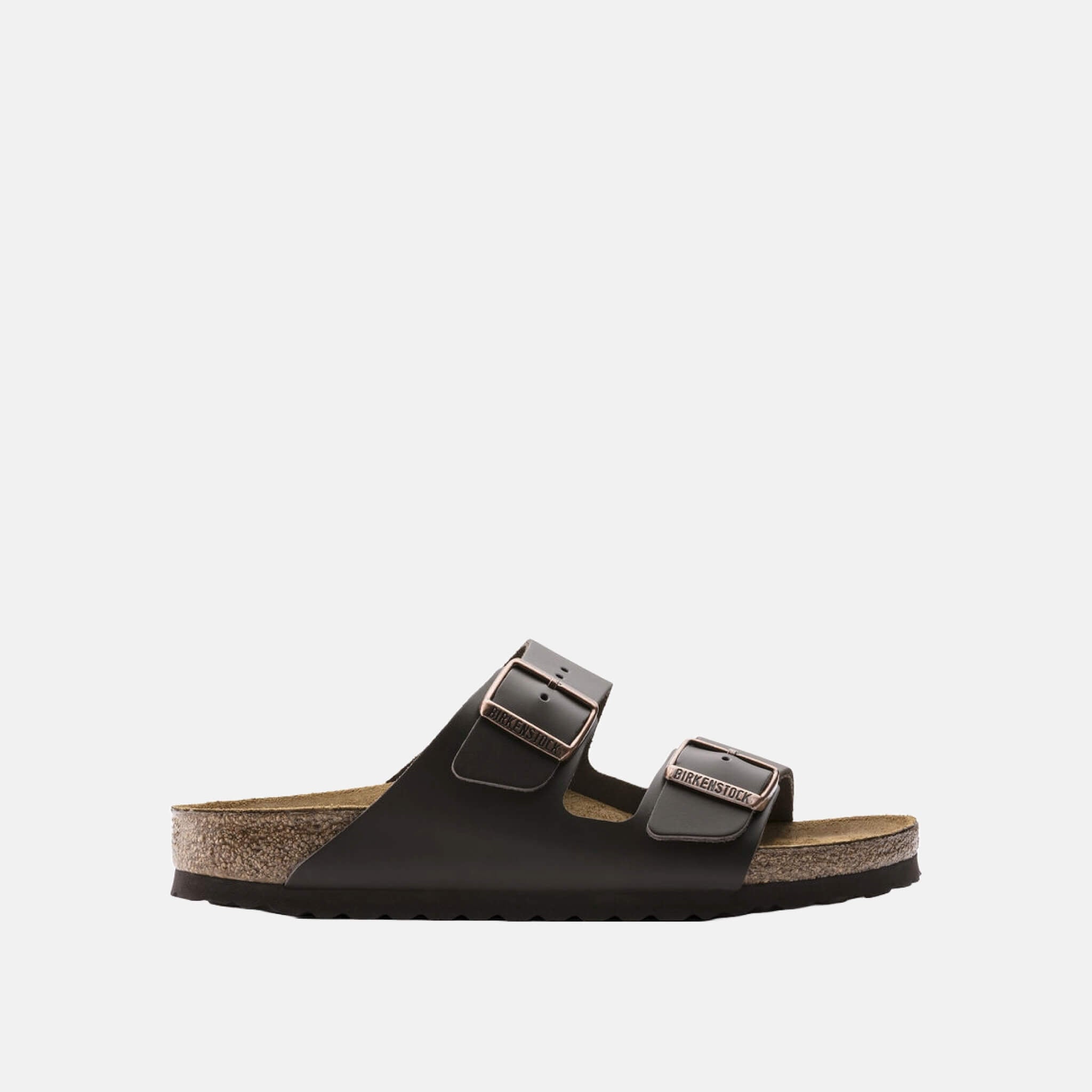 Hnědé pantofle Birkenstock Arizona Natural Leather