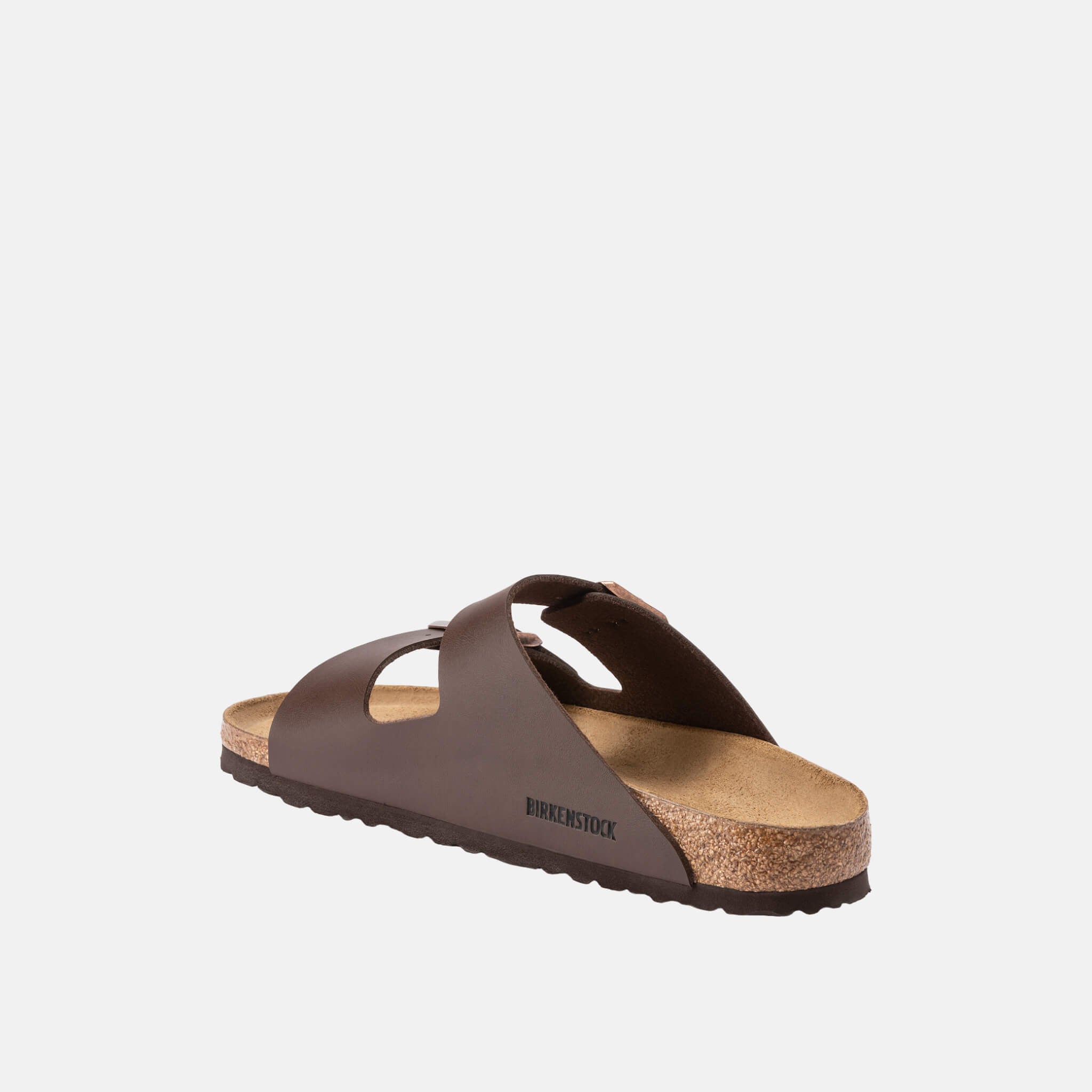 Tmavě hnědé pantofle Birkenstock Arizona Birko-Flor