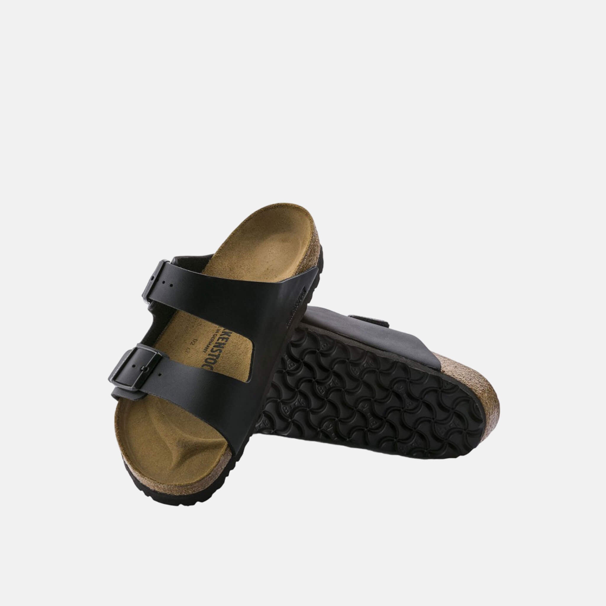 Černé pantofle Birkenstock Arizona Birko-Flor