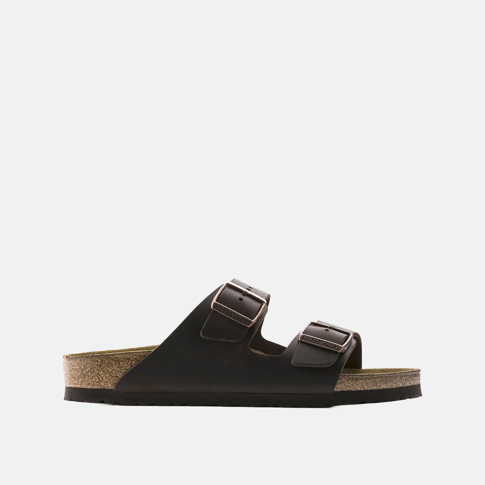 Hnědé pantofle Birkenstock Arizona Waxy Leather