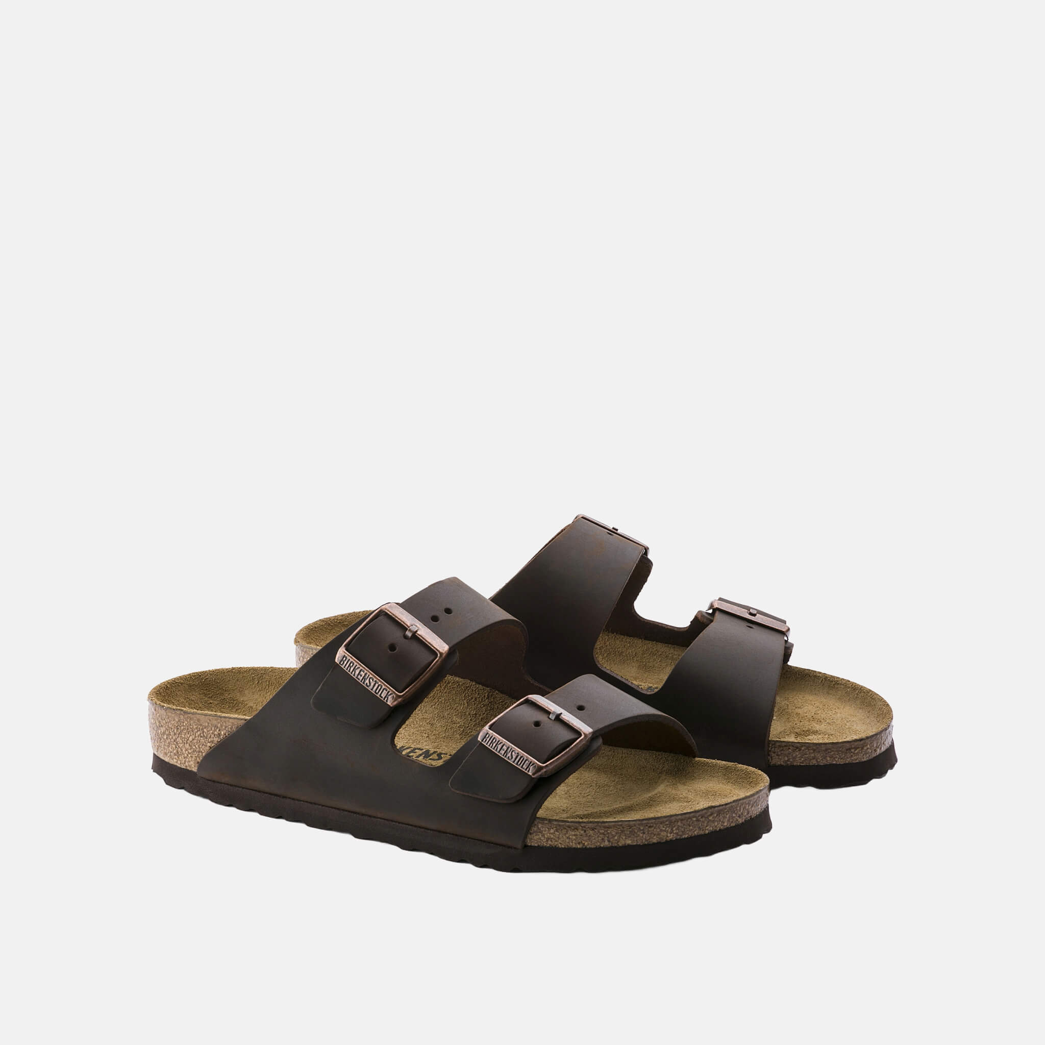 Hnědé pantofle Birkenstock Arizona Waxy Leather