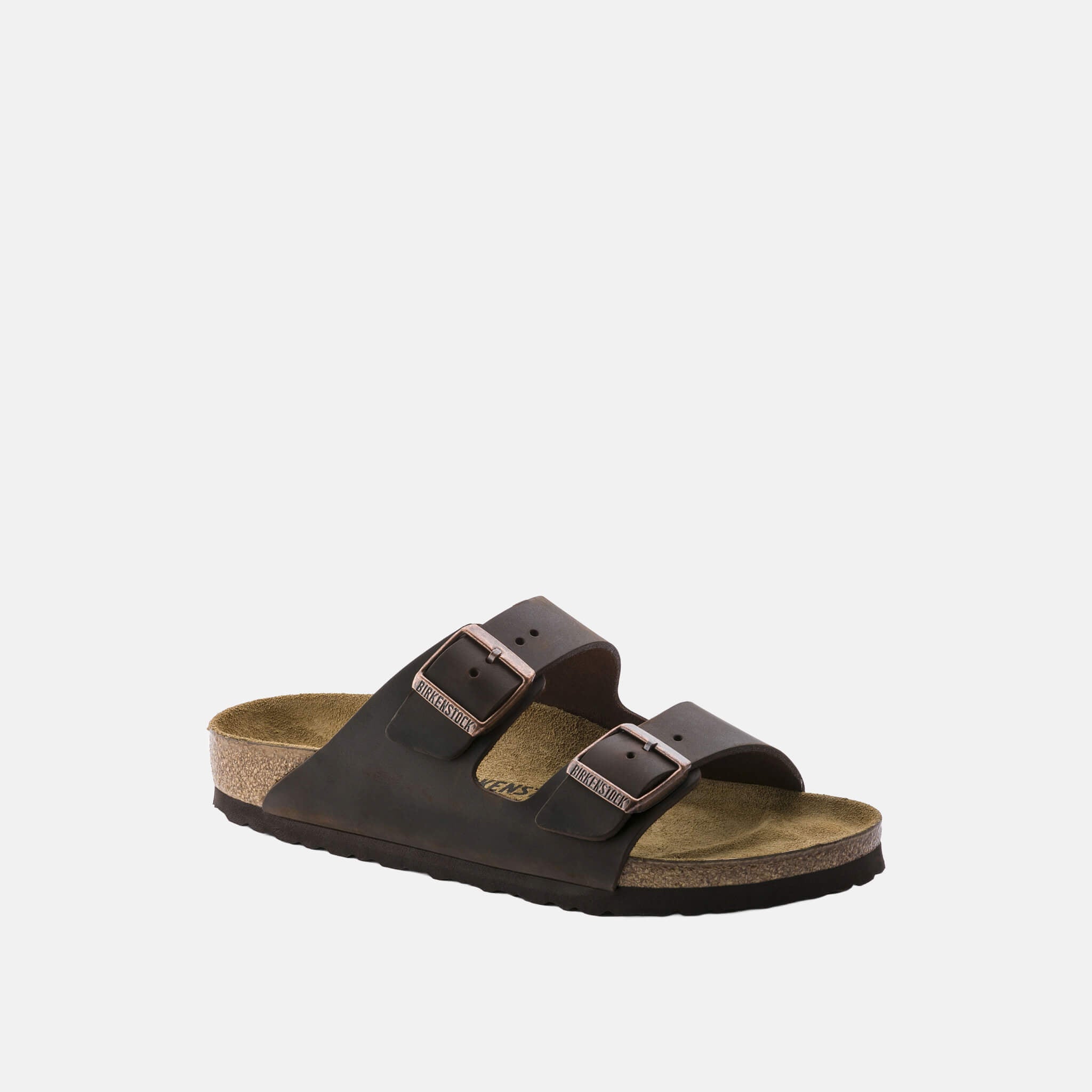 Hnědé pantofle Birkenstock Arizona Waxy Leather