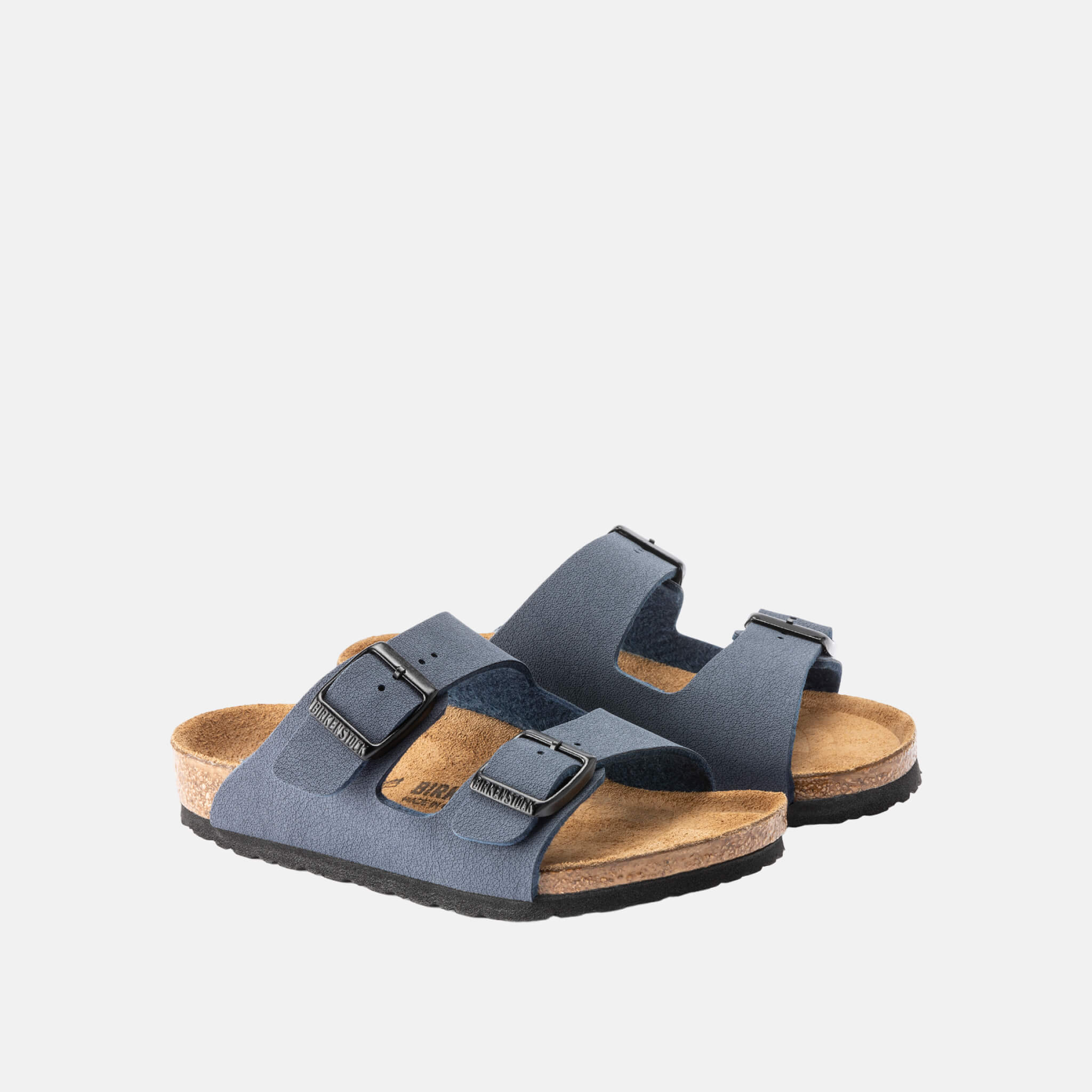 Modré pantofle Birkenstock Arizona Birko-Flor Nubuck