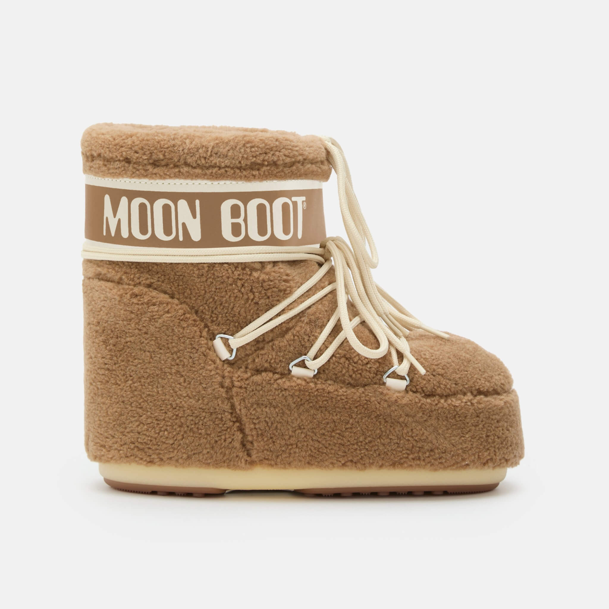 Dámské hnědé sněhule Moon Boot Icon Low Fleece