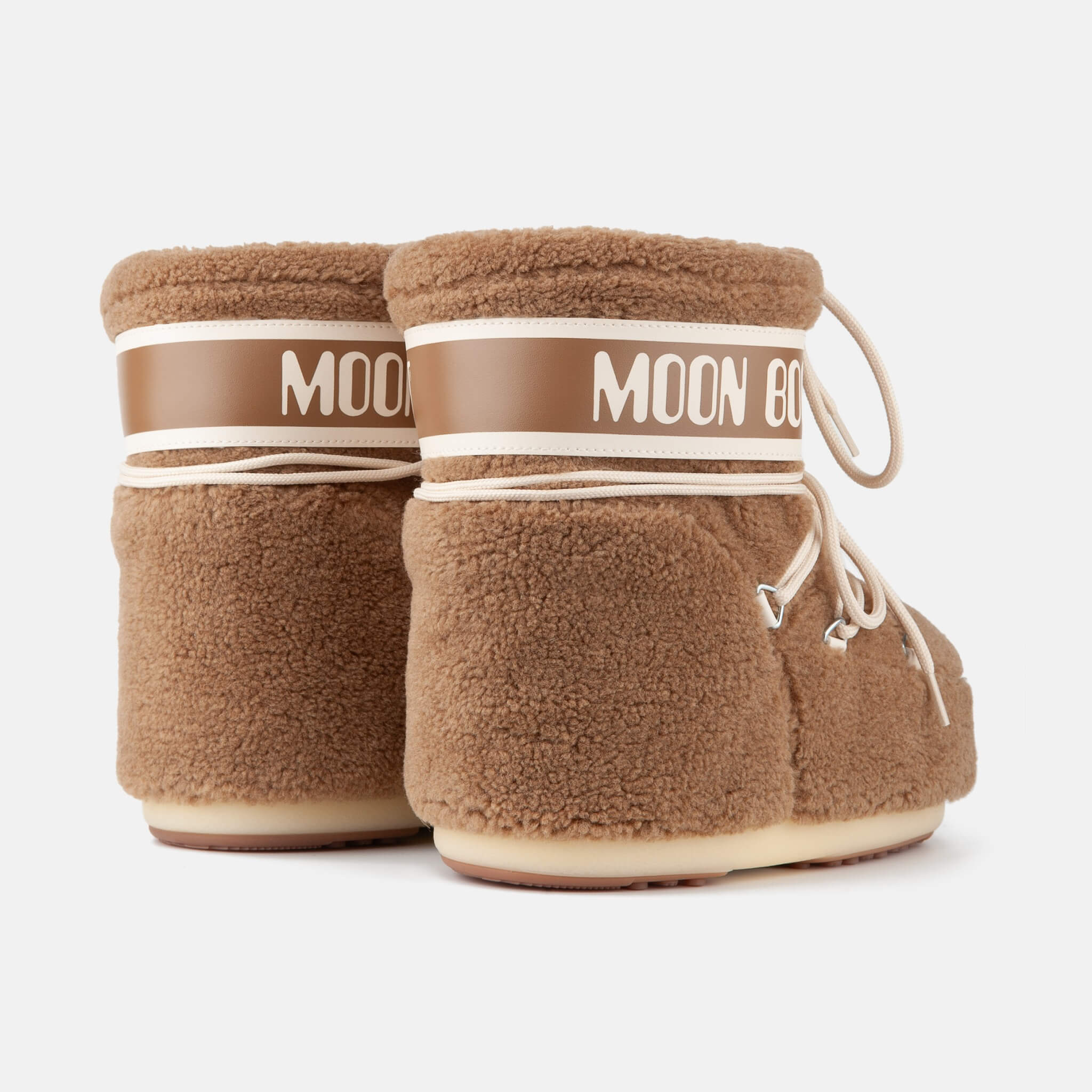 Dámské hnědé sněhule Moon Boot Icon Low Fleece