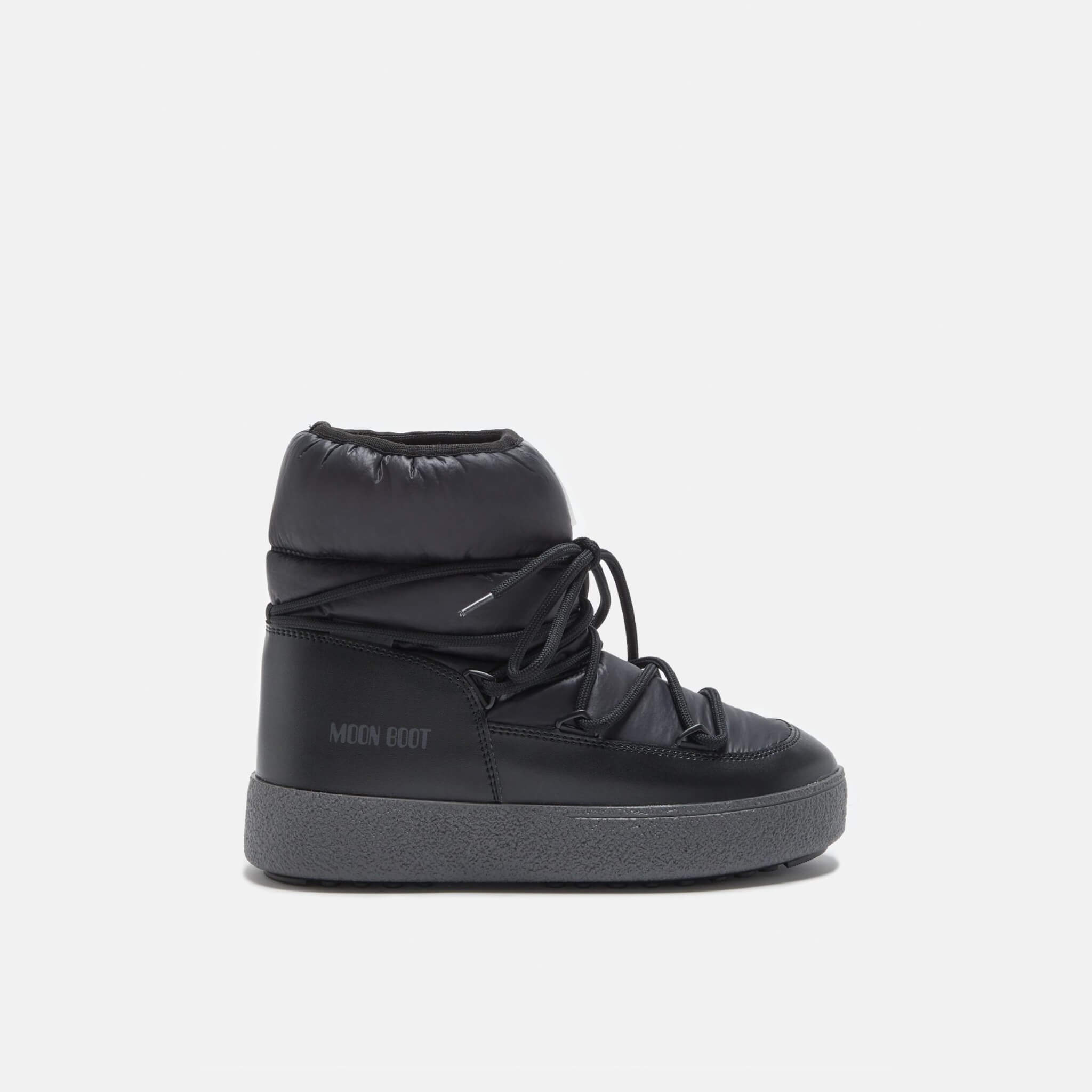 Dámské černé sněhule Moon Boot Ltrack Low Nylon WP