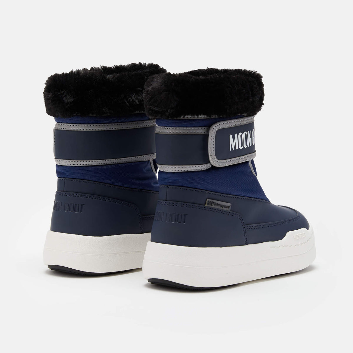 Dětské modré sněhule Moon Boot JR Park Strap