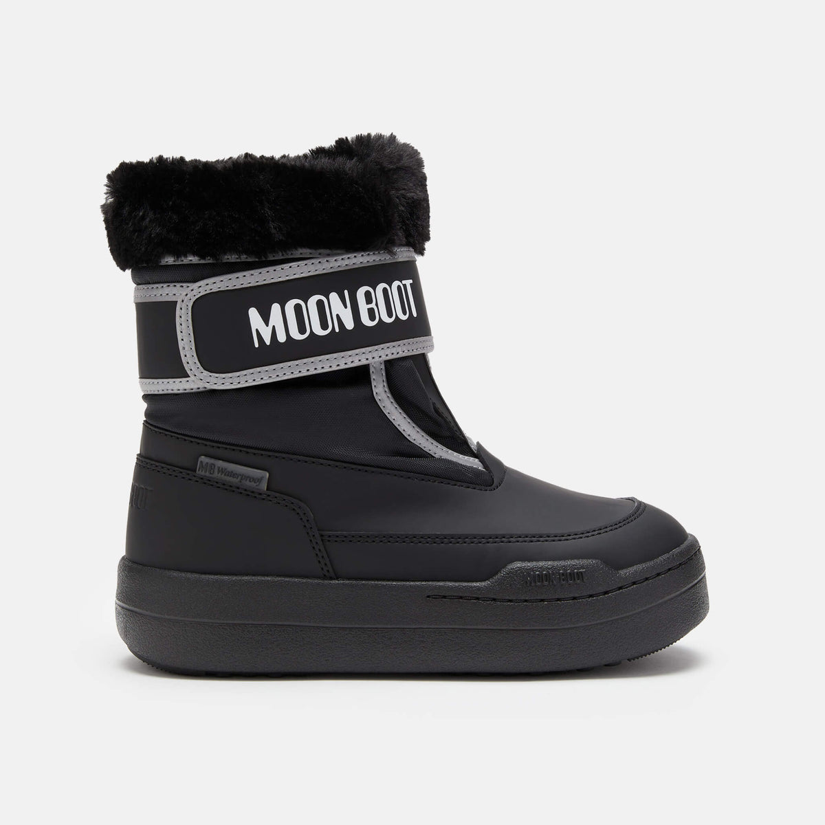 Dětské černé sněhule Moon Boot JR Park Strap