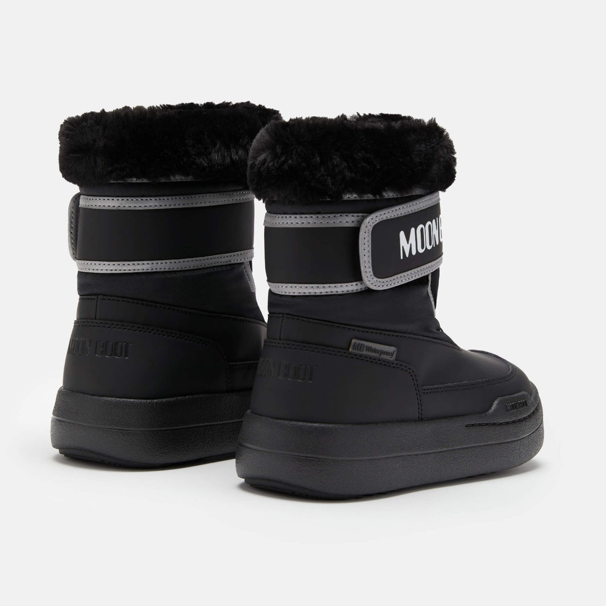 Dětské černé sněhule Moon Boot JR Park Strap