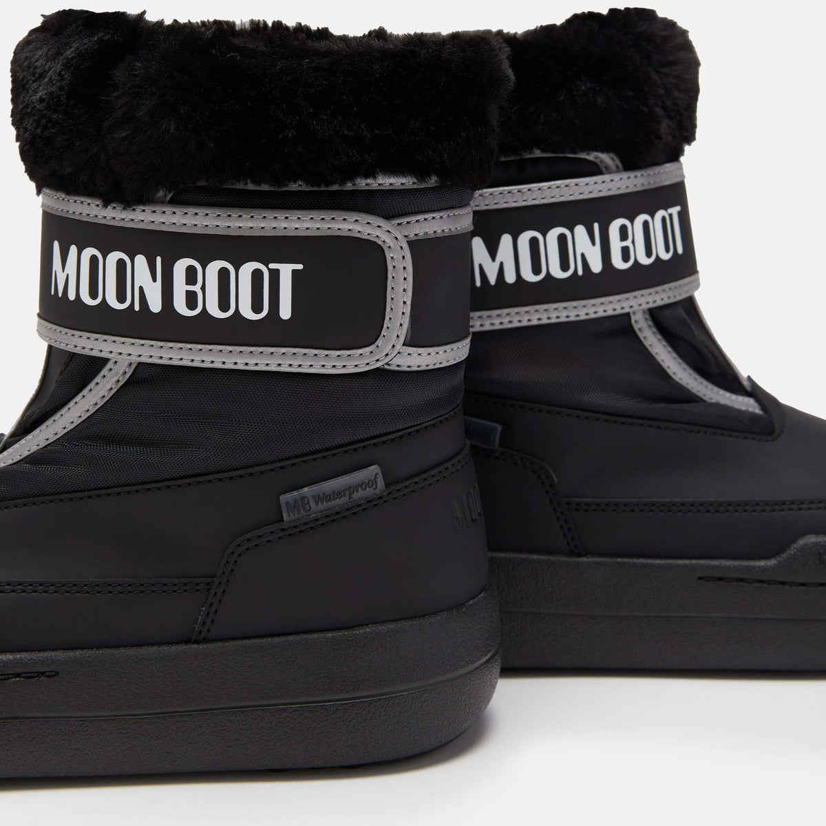 Dětské černé sněhule Moon Boot JR Park Strap