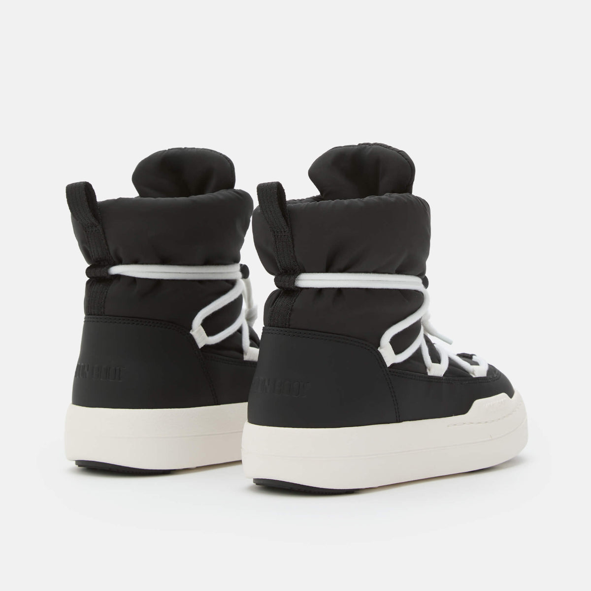Dětské černé sněhule Moon Boot JR Park Lace Mid