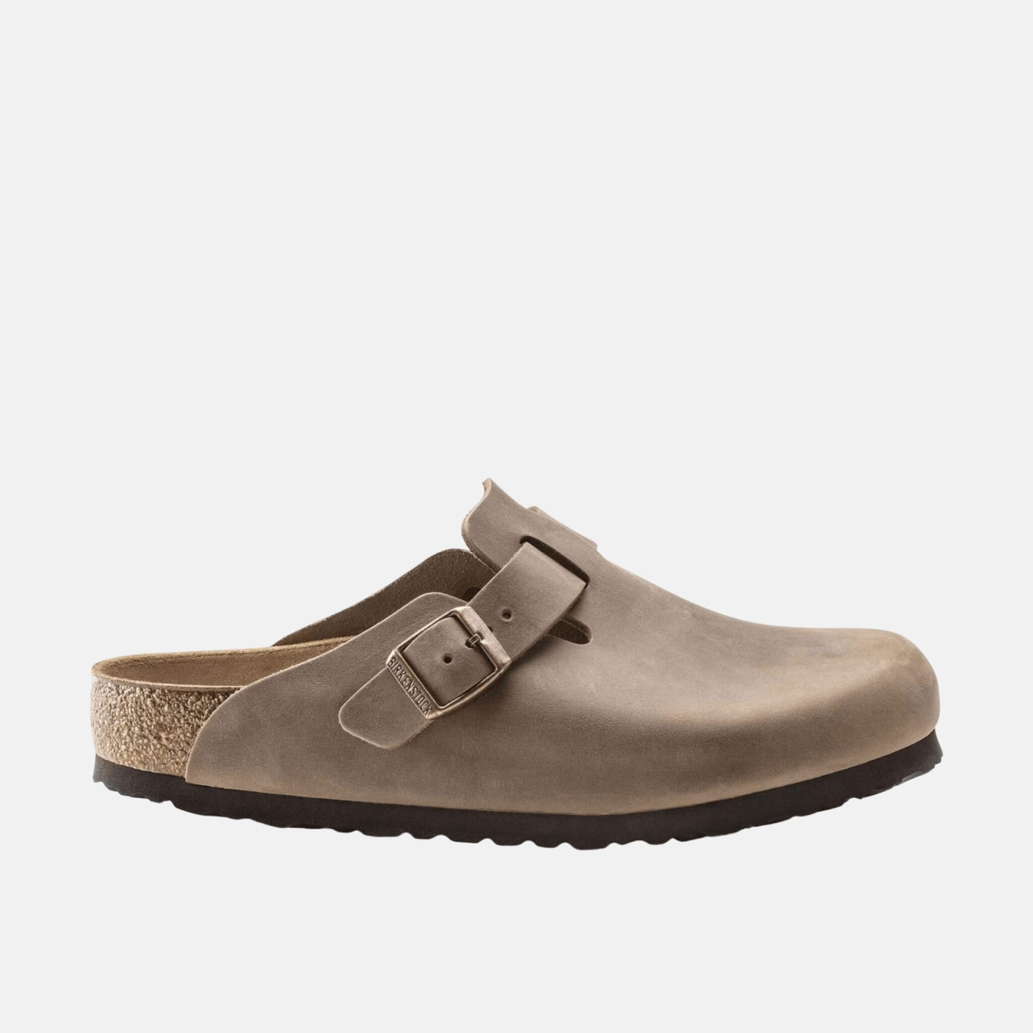 Hnědé Regular Pantofle Boston Natural Leather Oiled