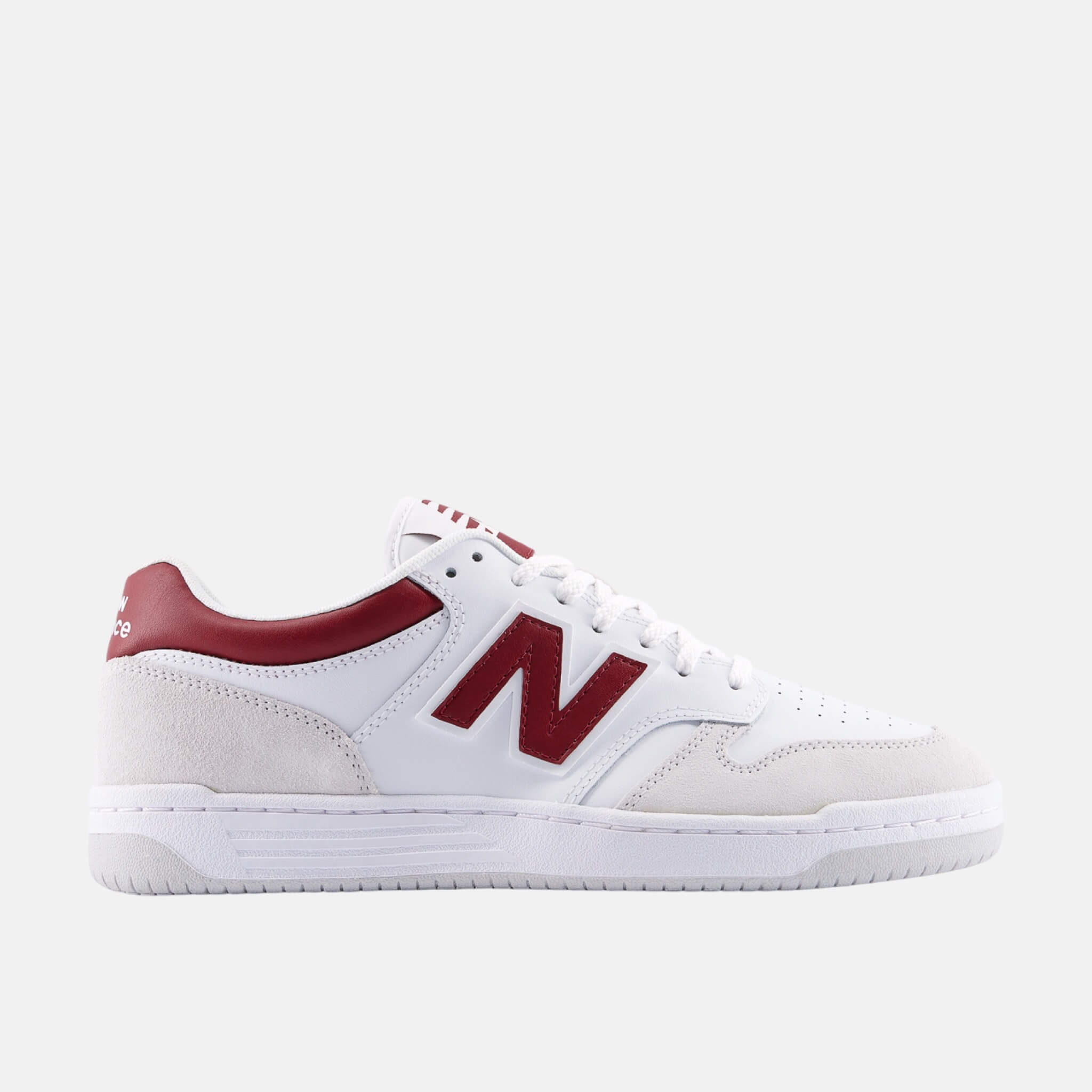 Pánské bílo-červené volnočasové tenisky New Balance BB480L