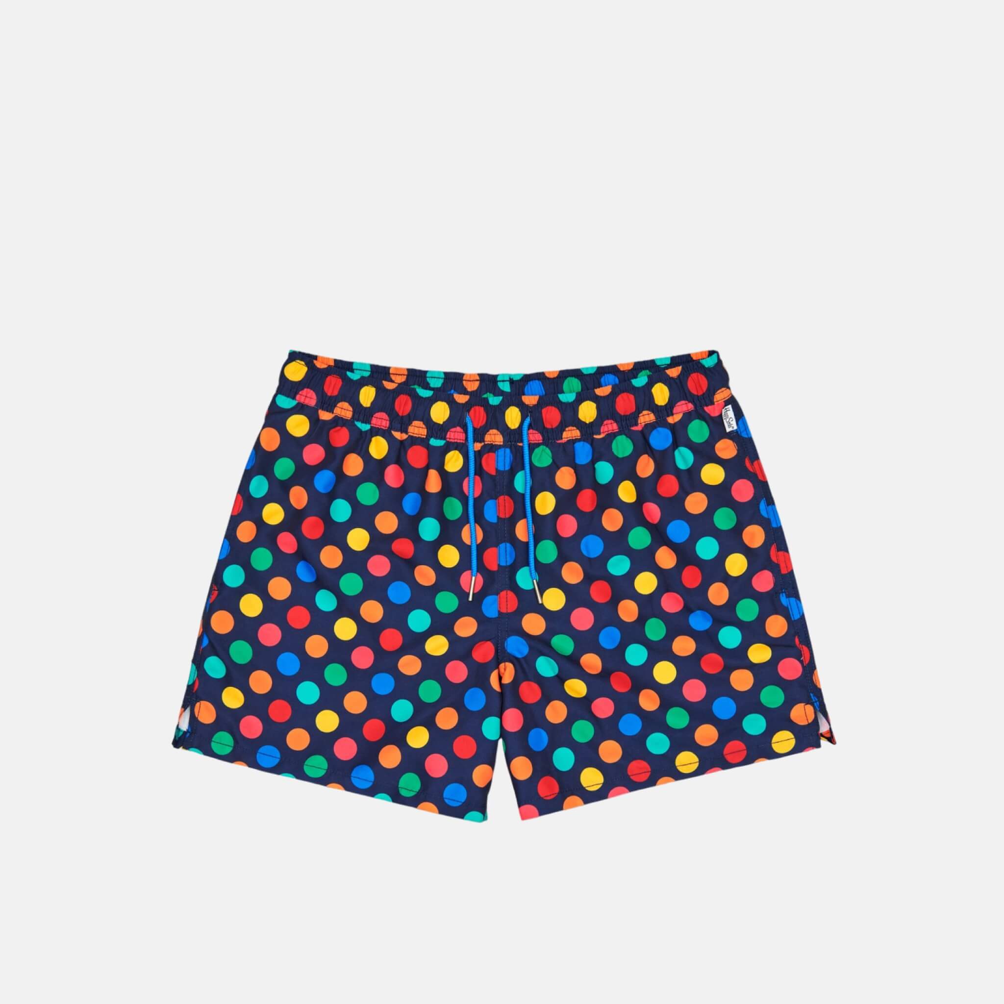 Barevné pánské plavky Happy Socks s puntíky, vzor Big Dot