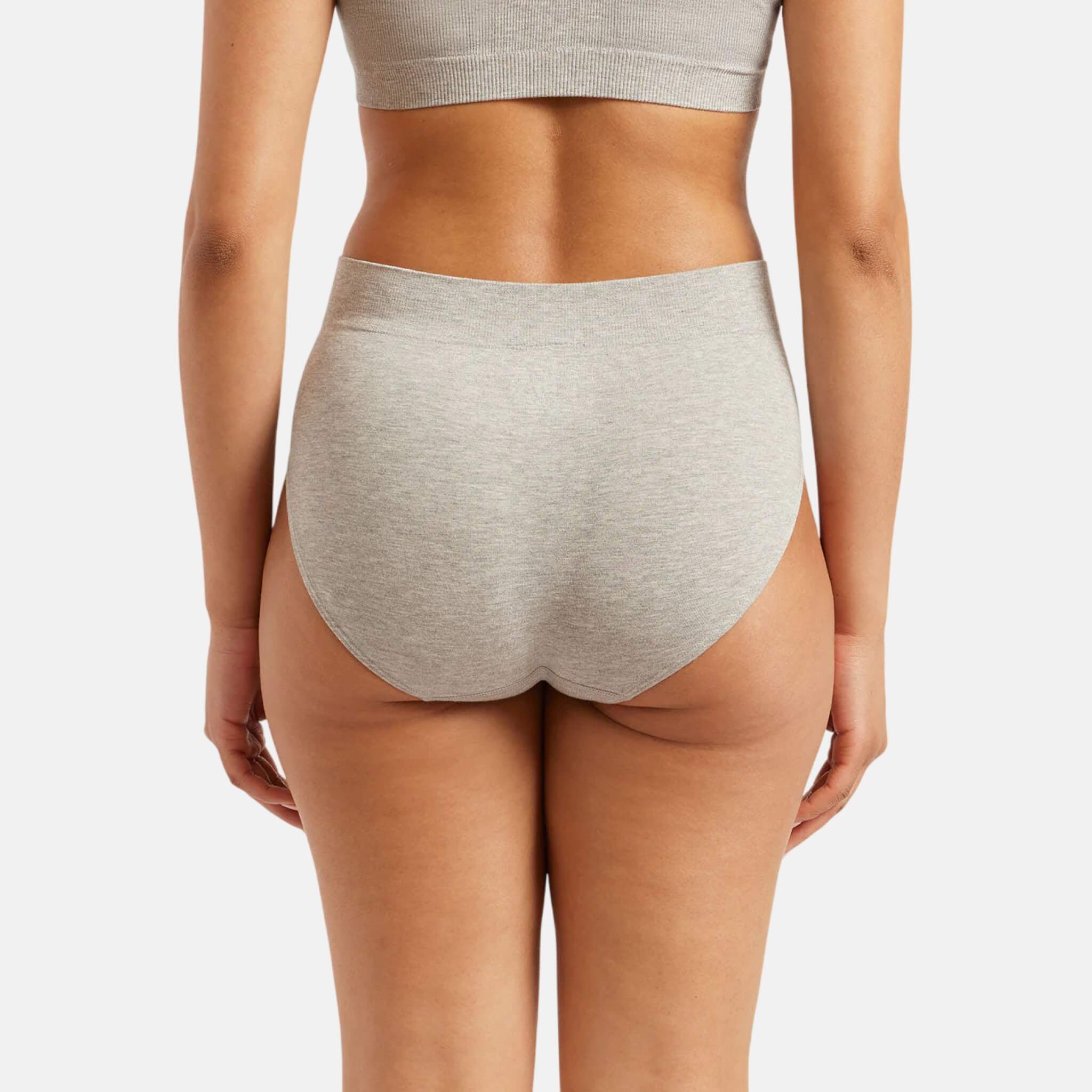 Šedé kalhotky Boody Full Briefs