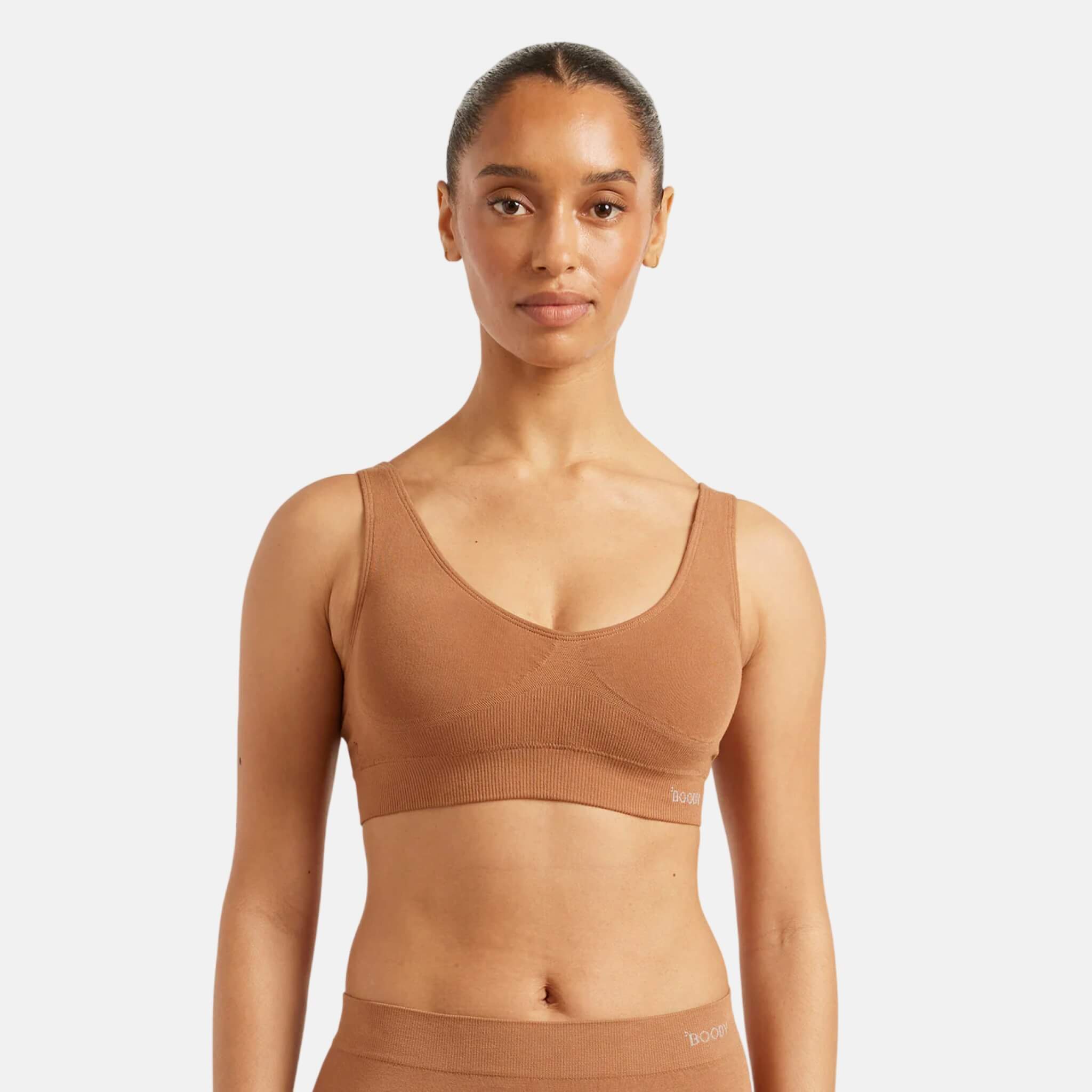 Hnědá podprsenka Boody Padded Shaper Bra