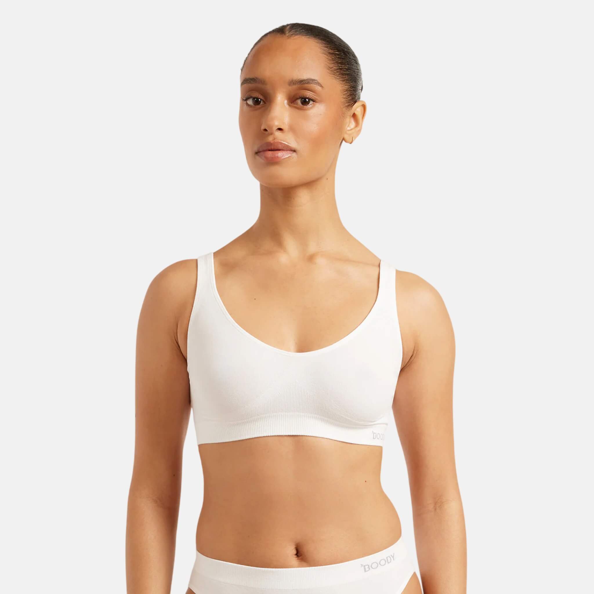 Bílá podprsenka Boody Shaper Bra