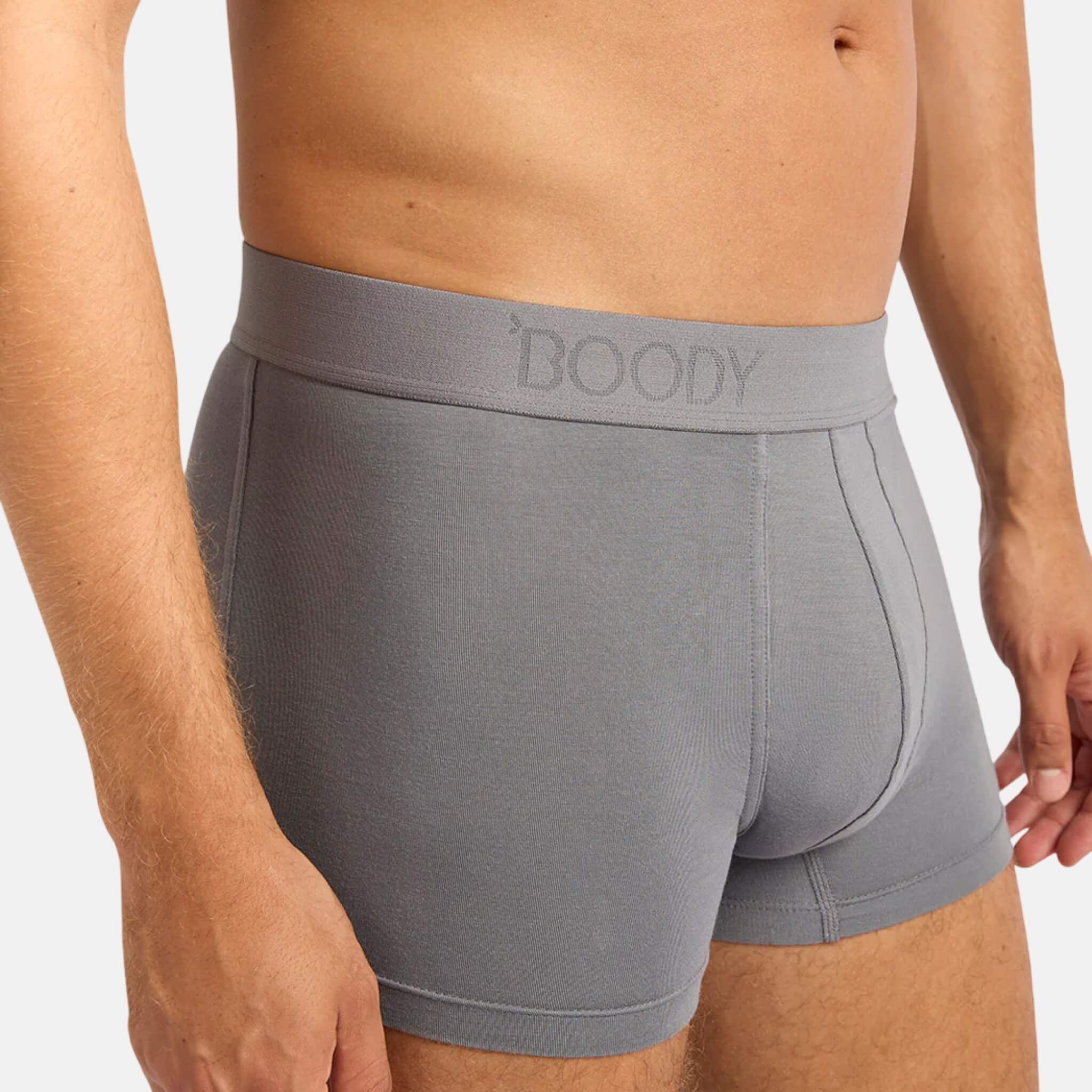 Šedé boxerky Boody Men's Everyday Boxers