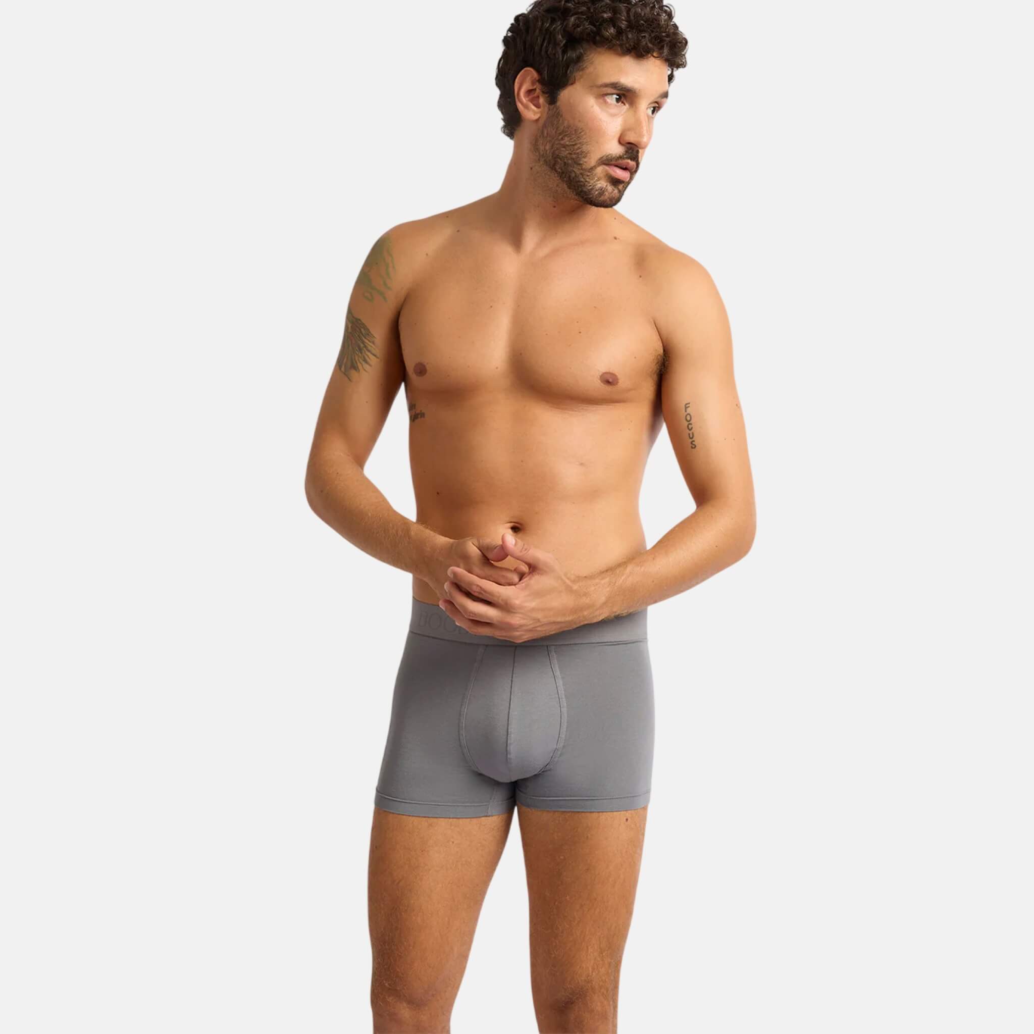 Šedé boxerky Boody Men's Everyday Boxers