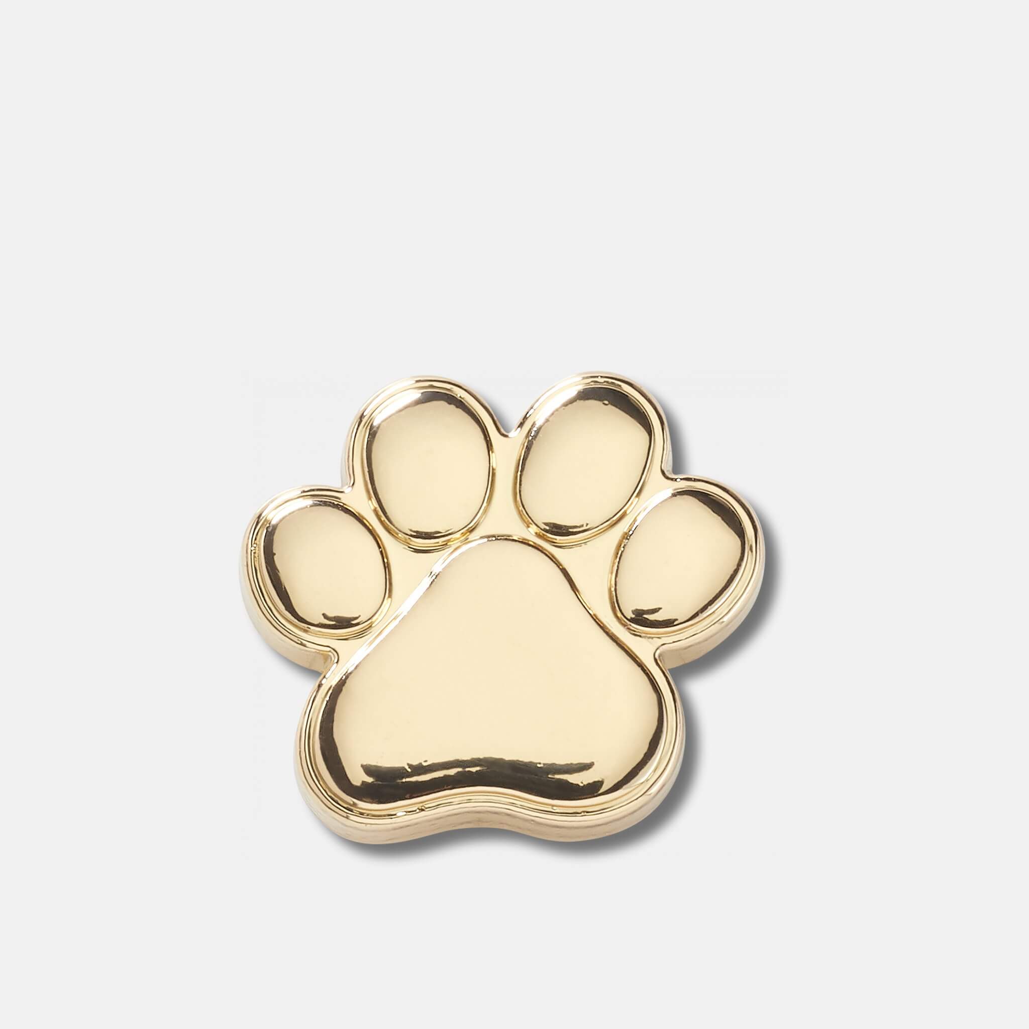 Odznáček Jibbitz - Gold Dog Paw