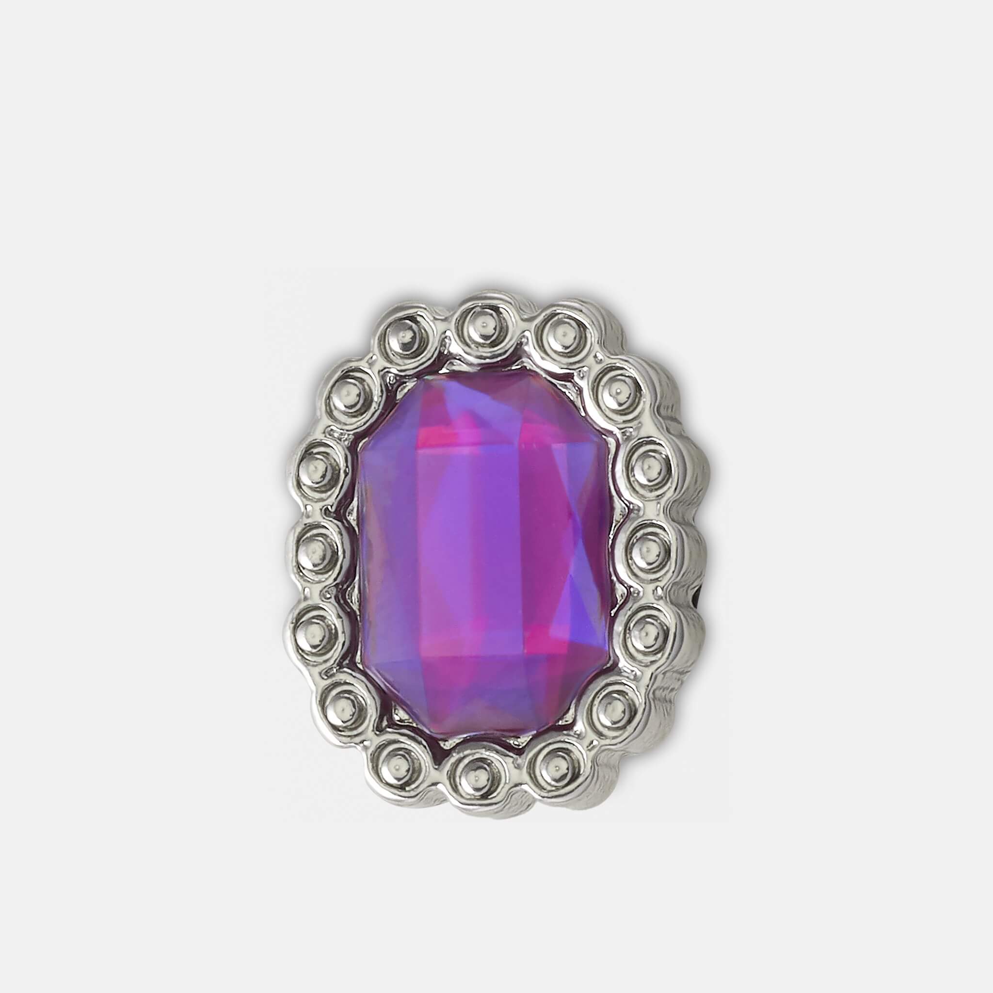 Odznáček Jibbitz - Gorgeous Purple Gem