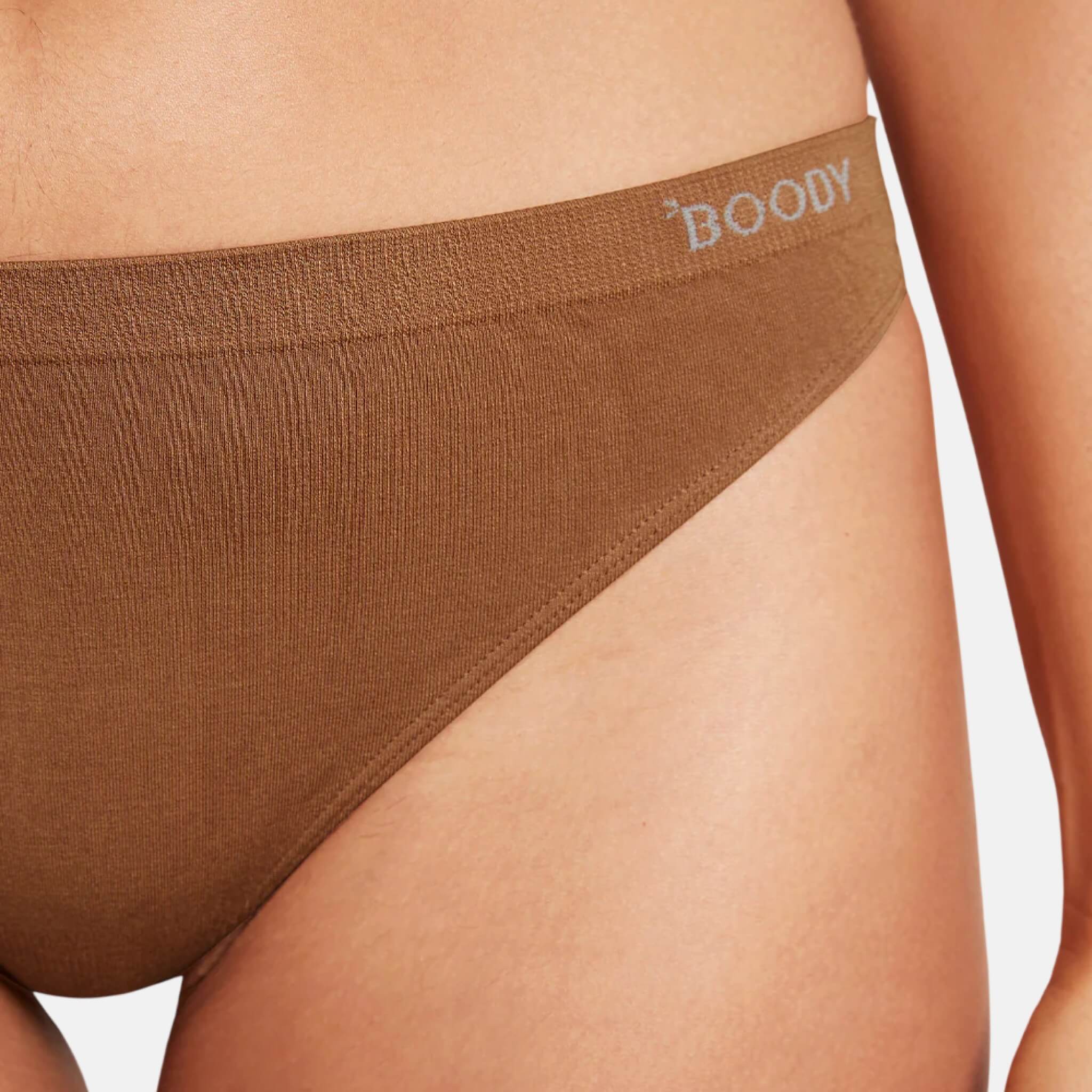 Hnědé kalhotky Boody G-String