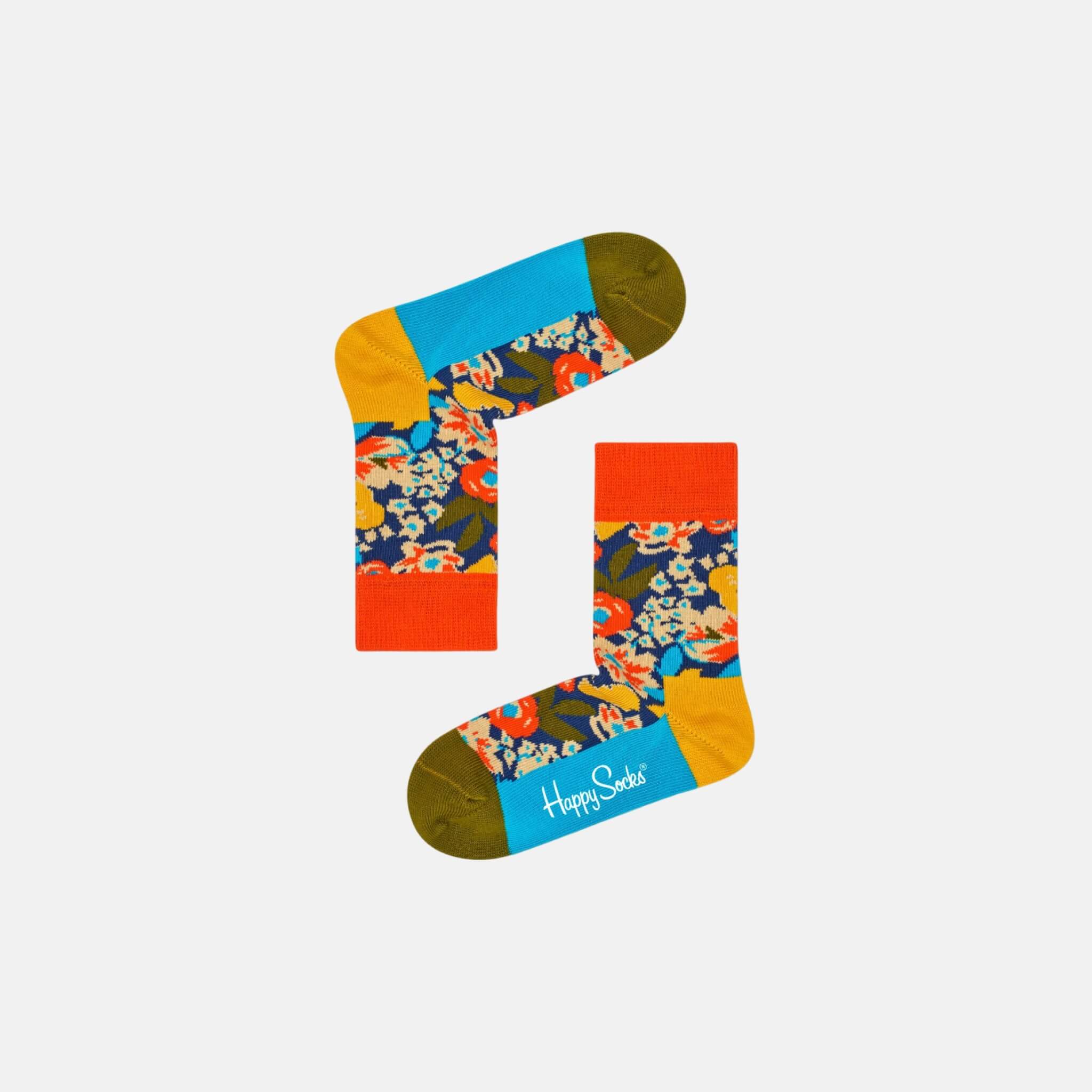 Dětské červeno-modré ponožky Happy Socks X Wiz Khalifa