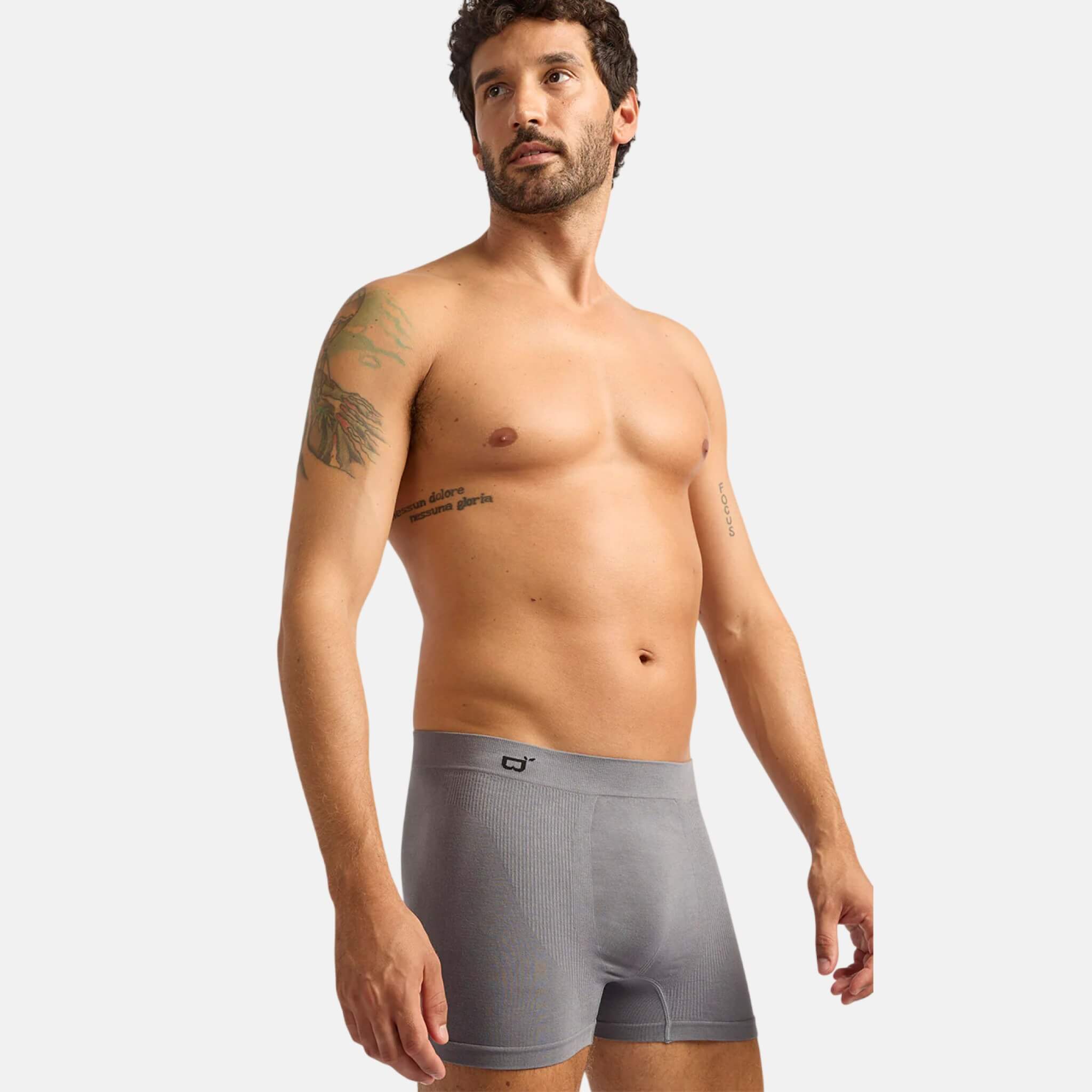 Šedé boxerky Boody Men's Original Boxers