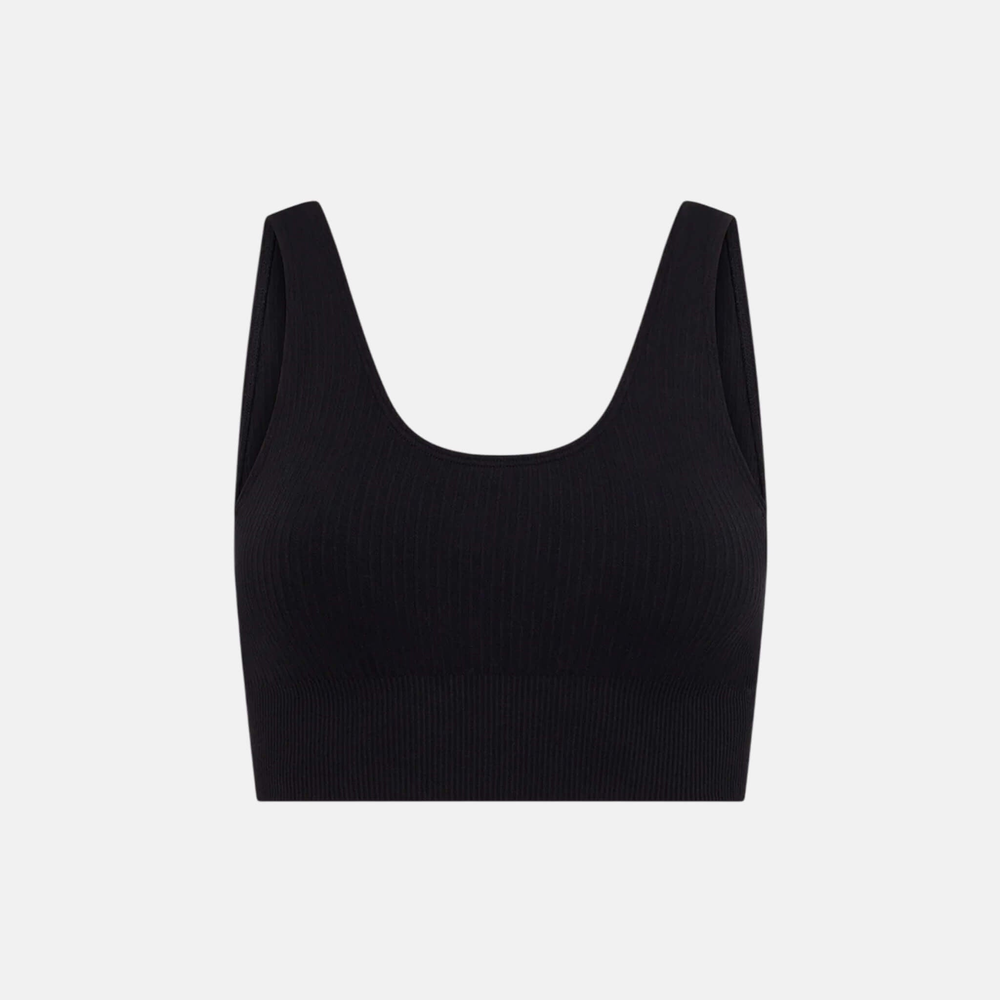 Černá podprsenka Boody Ribbed Seamless Bra