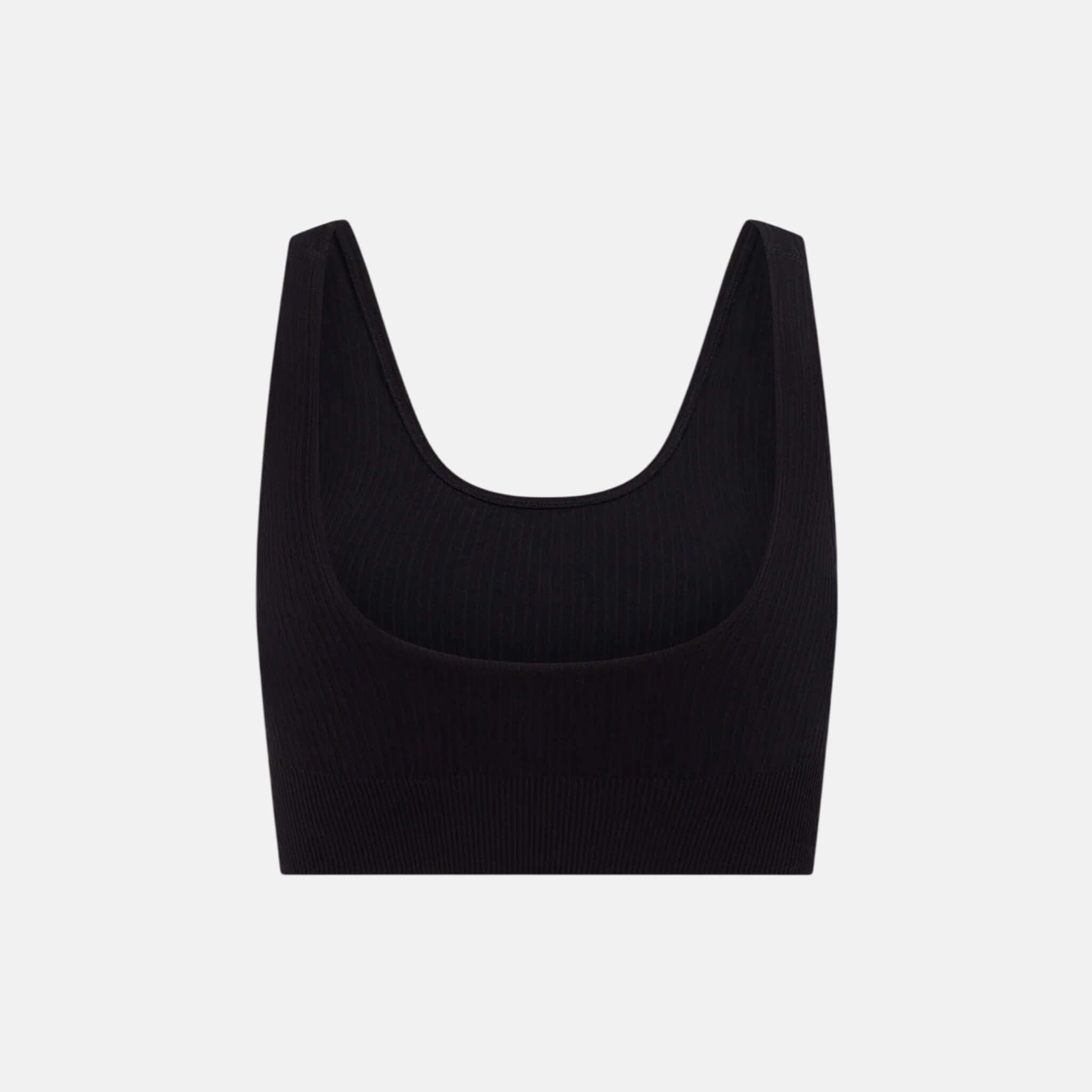Černá podprsenka Boody Ribbed Seamless Bra