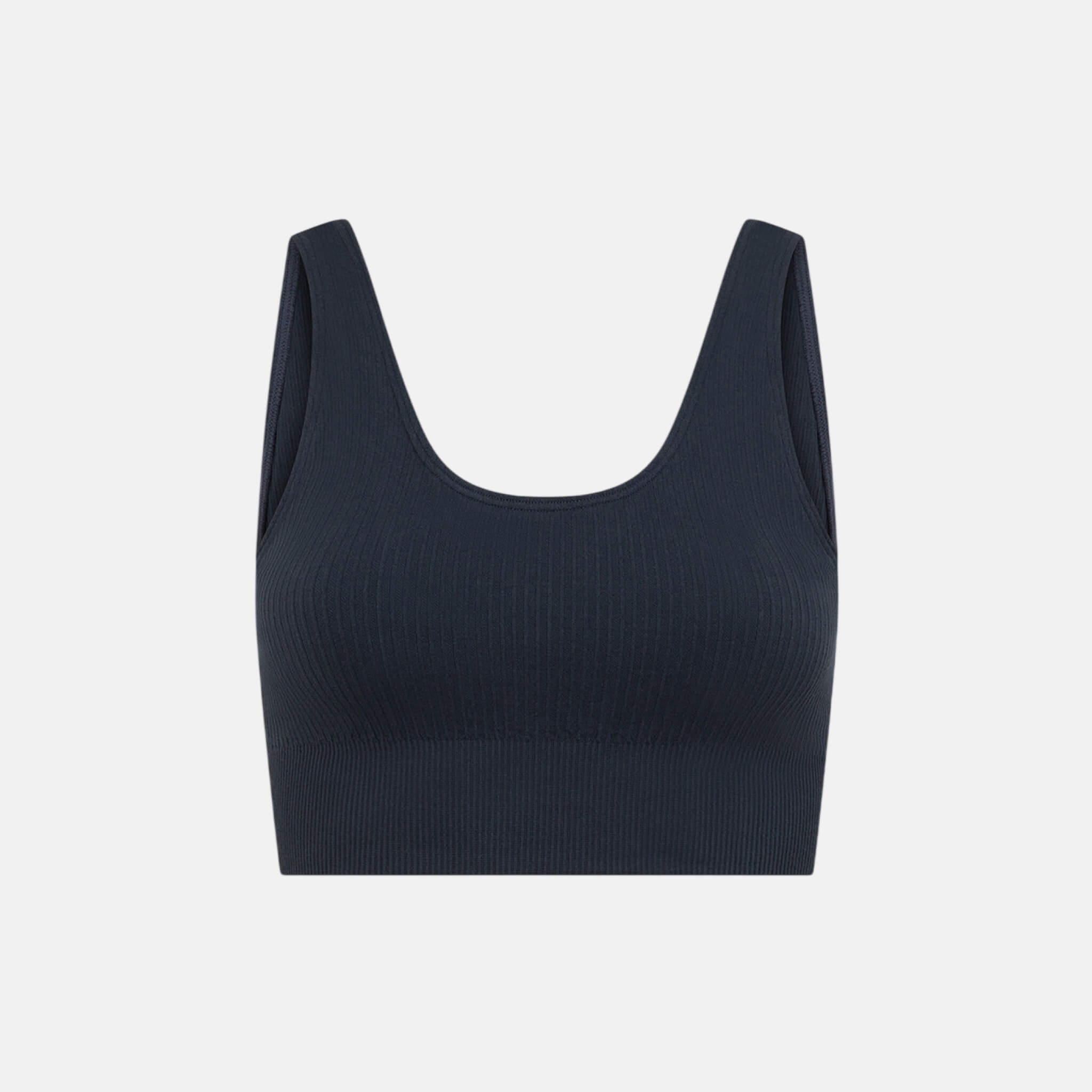 Šedá podprsenka Boody Ribbed Seamless Bra