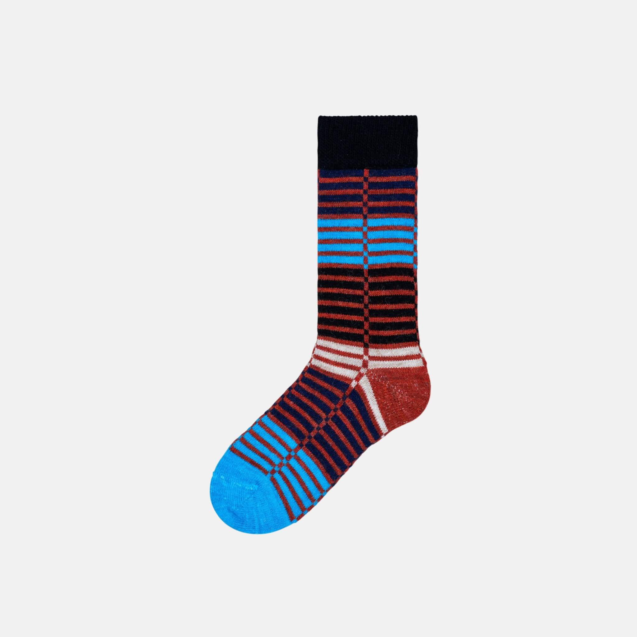 Dámské barevné (modré) ponožky Happy Socks Ellinor // kolekce Hysteria