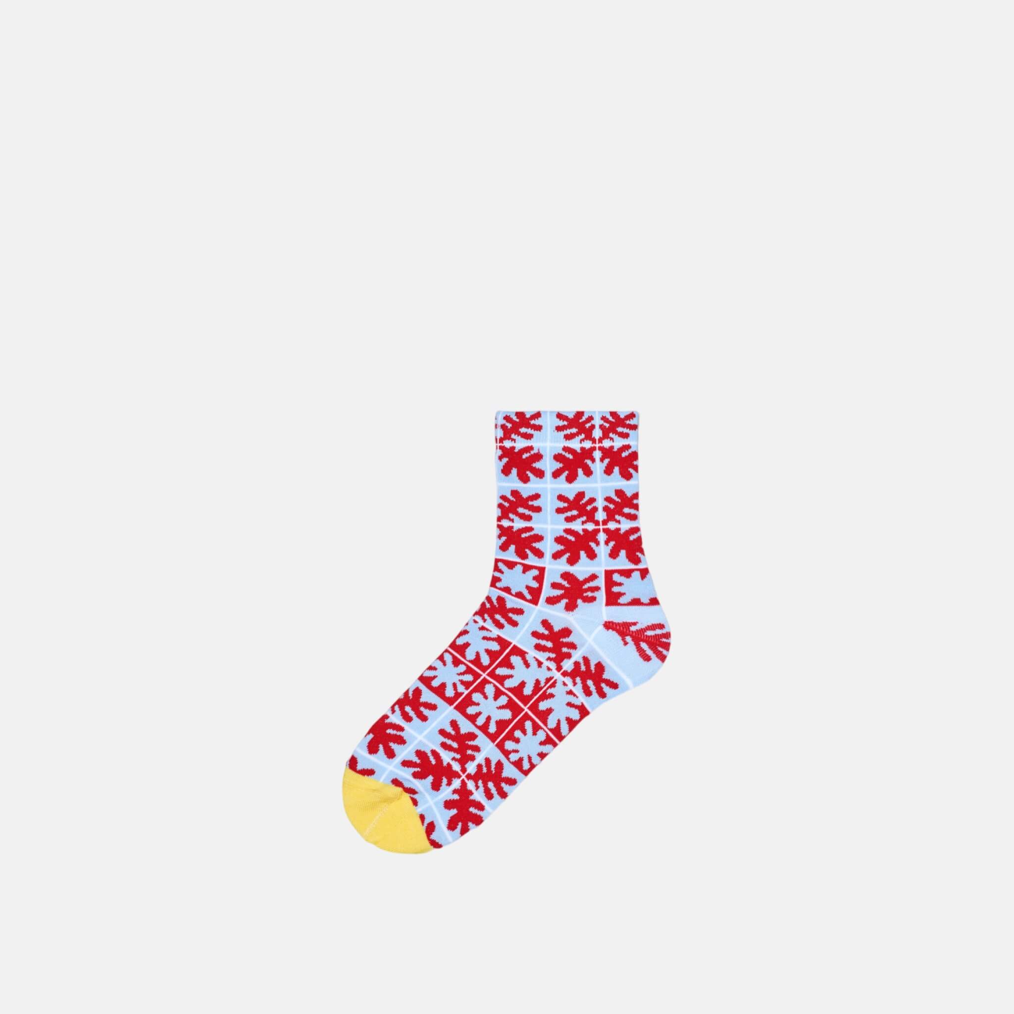 Dámské červené teplé ponožky Happy Socks Emilia  // kolekce Hysteria