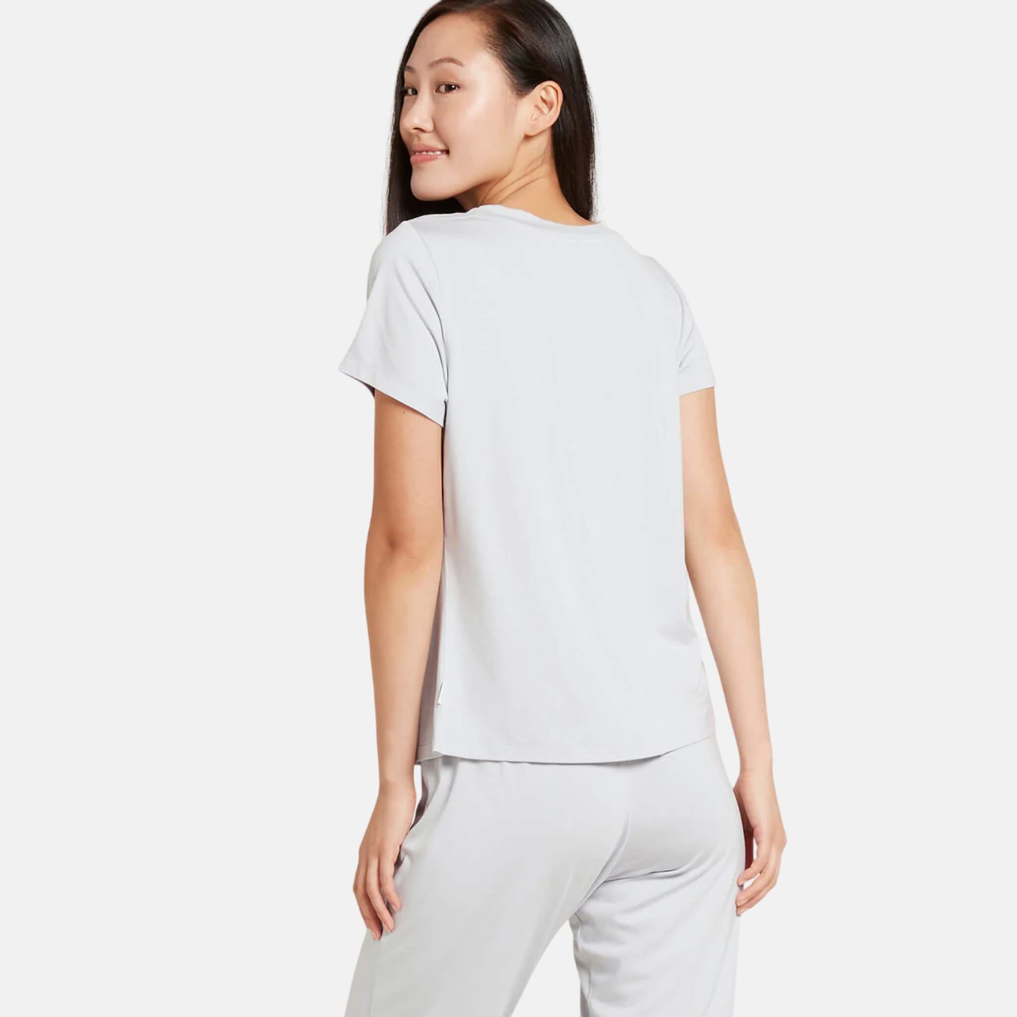 Dámské světle šedé tričko Boody Goodnight Sleep Tee