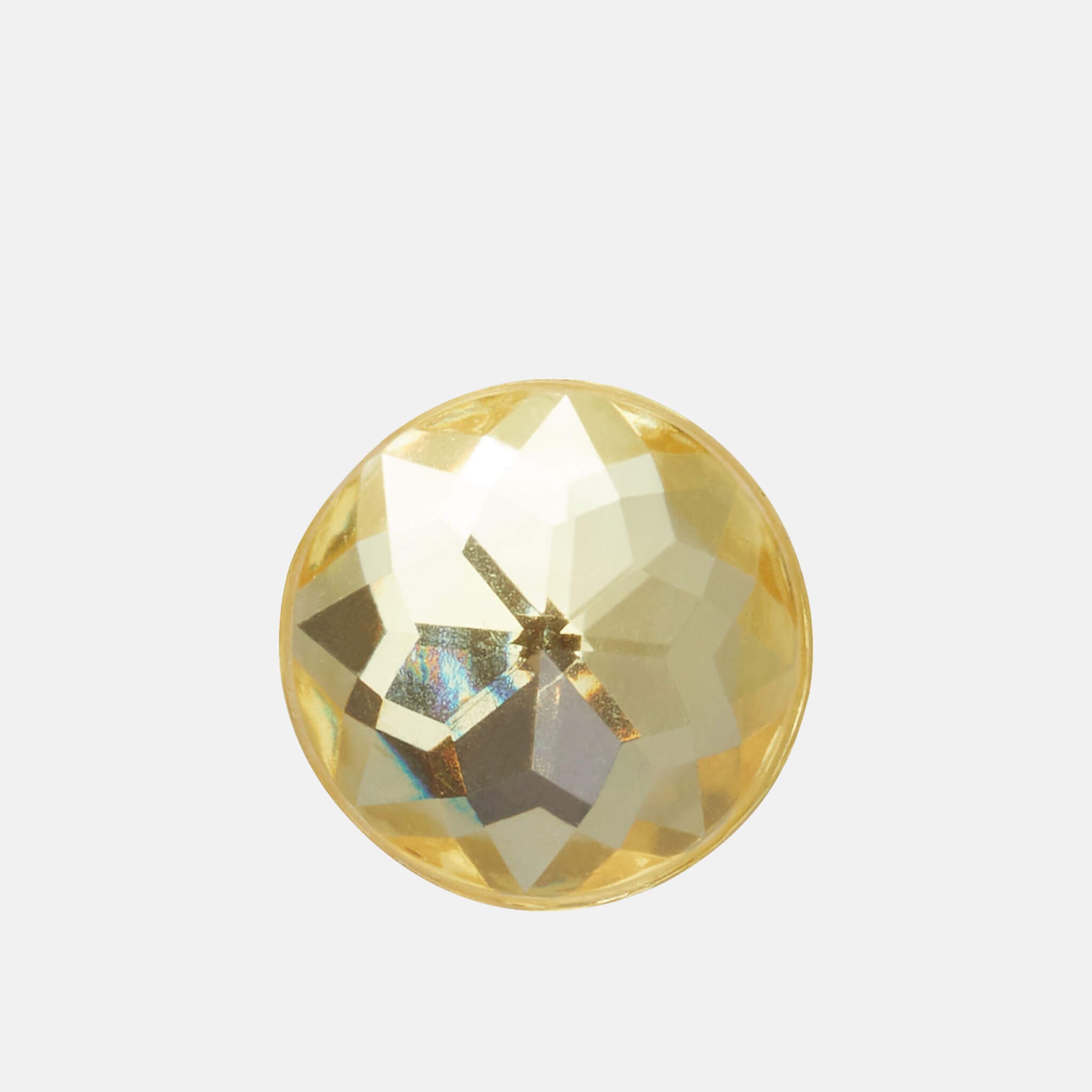 Odznáček Jibbitz - Sparkly Yellow Circle
