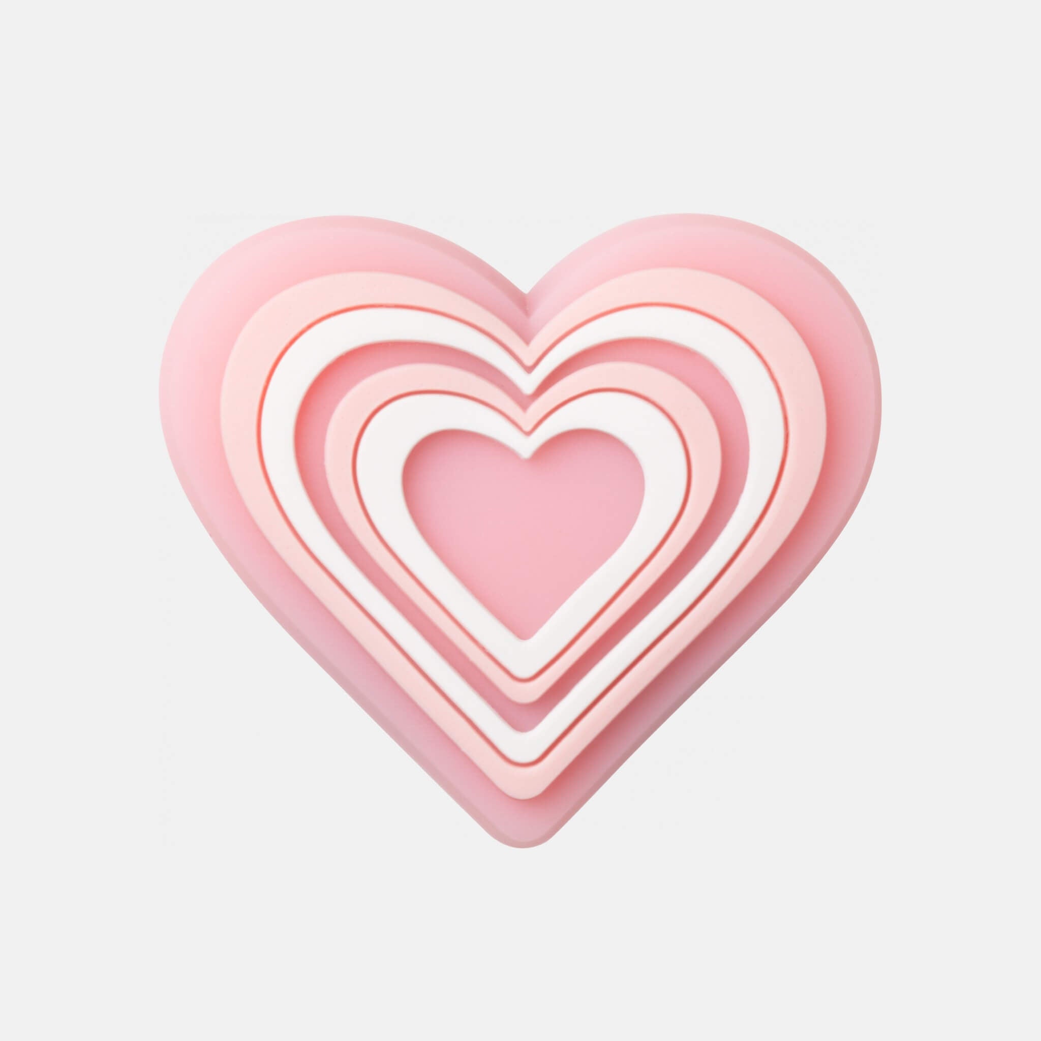 Odznáček Jibbitz - LED Pink Heart