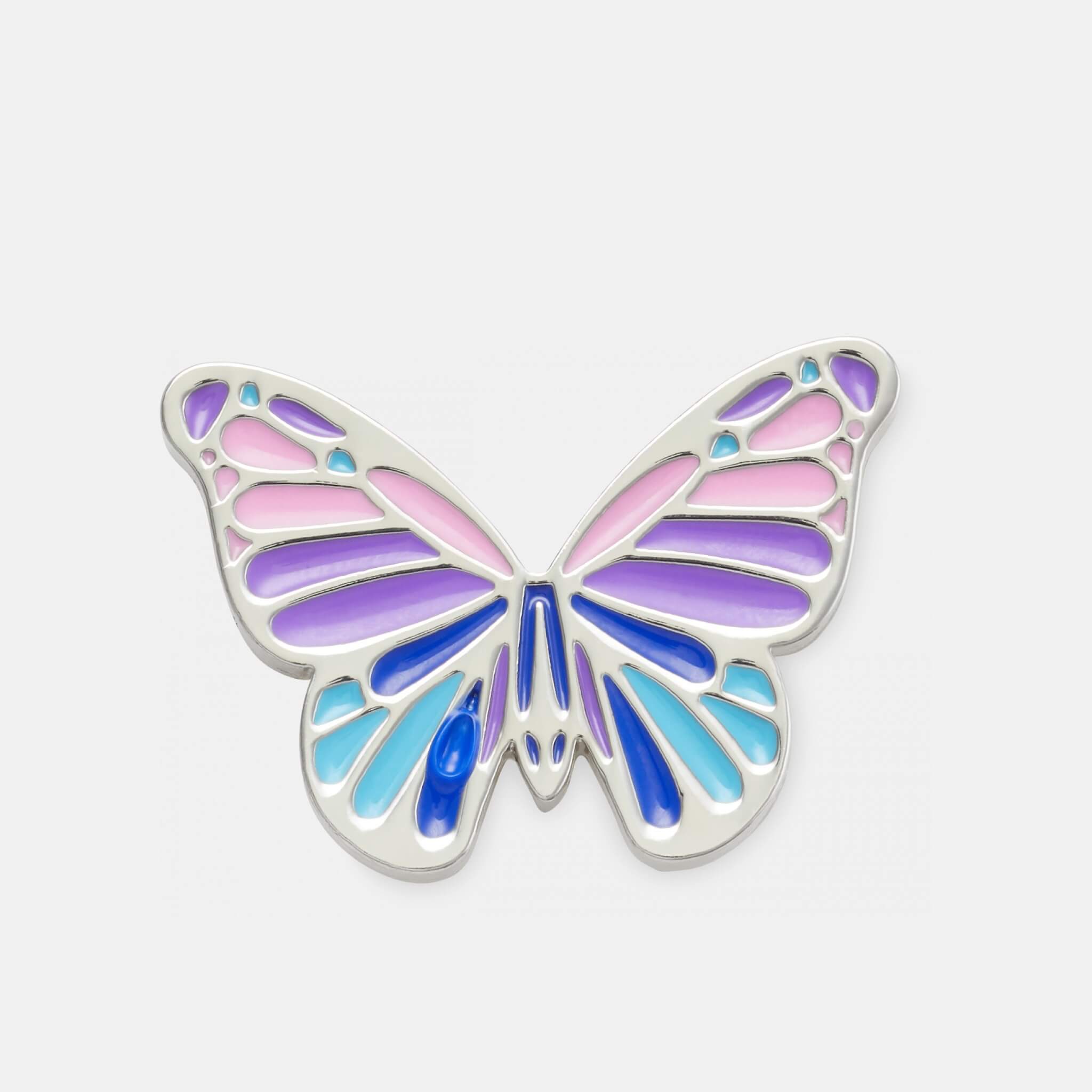 Odznáček Jibbitz - Multi Purple Butterfly