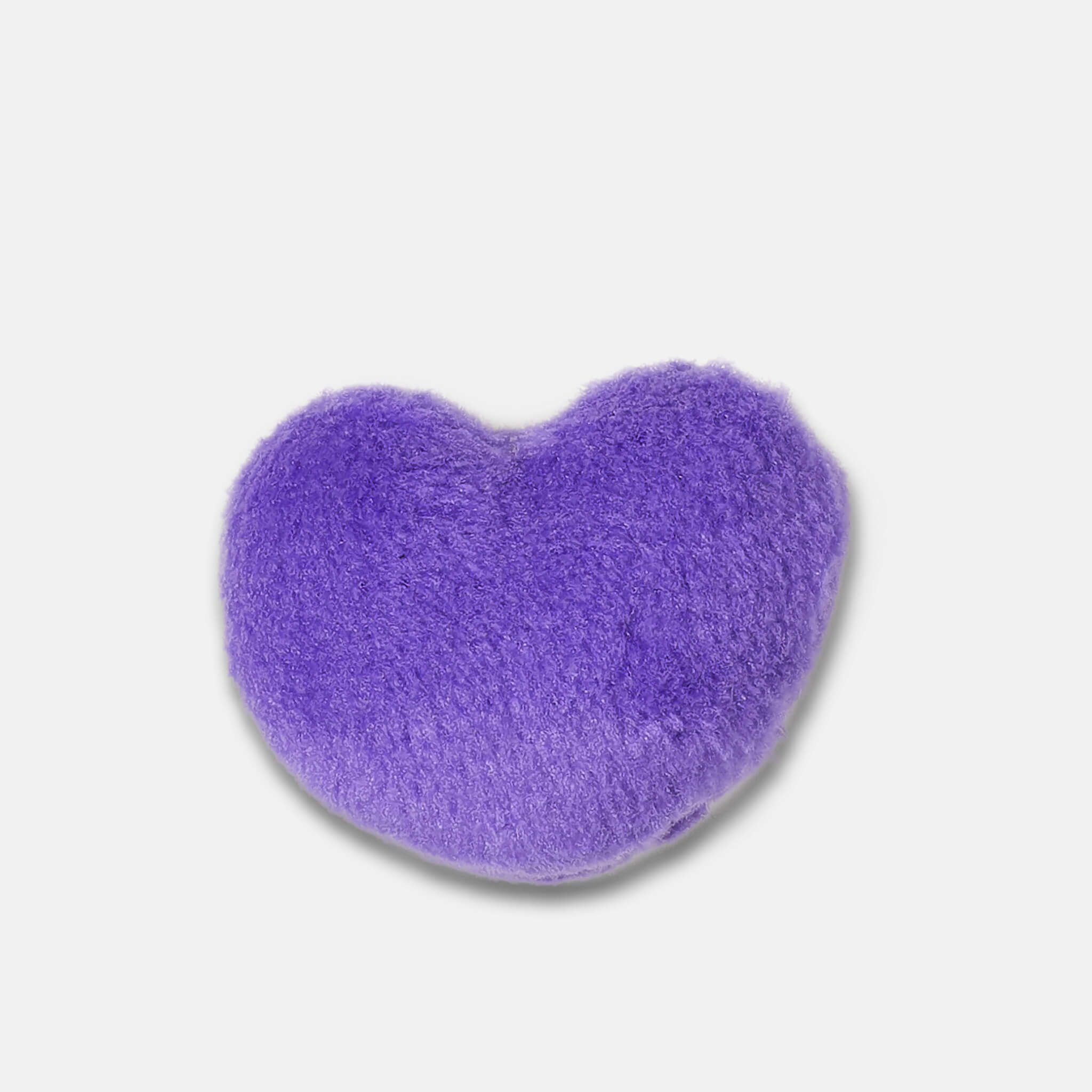 Odznáček Jibbitz - Purple Fuzzy Heart