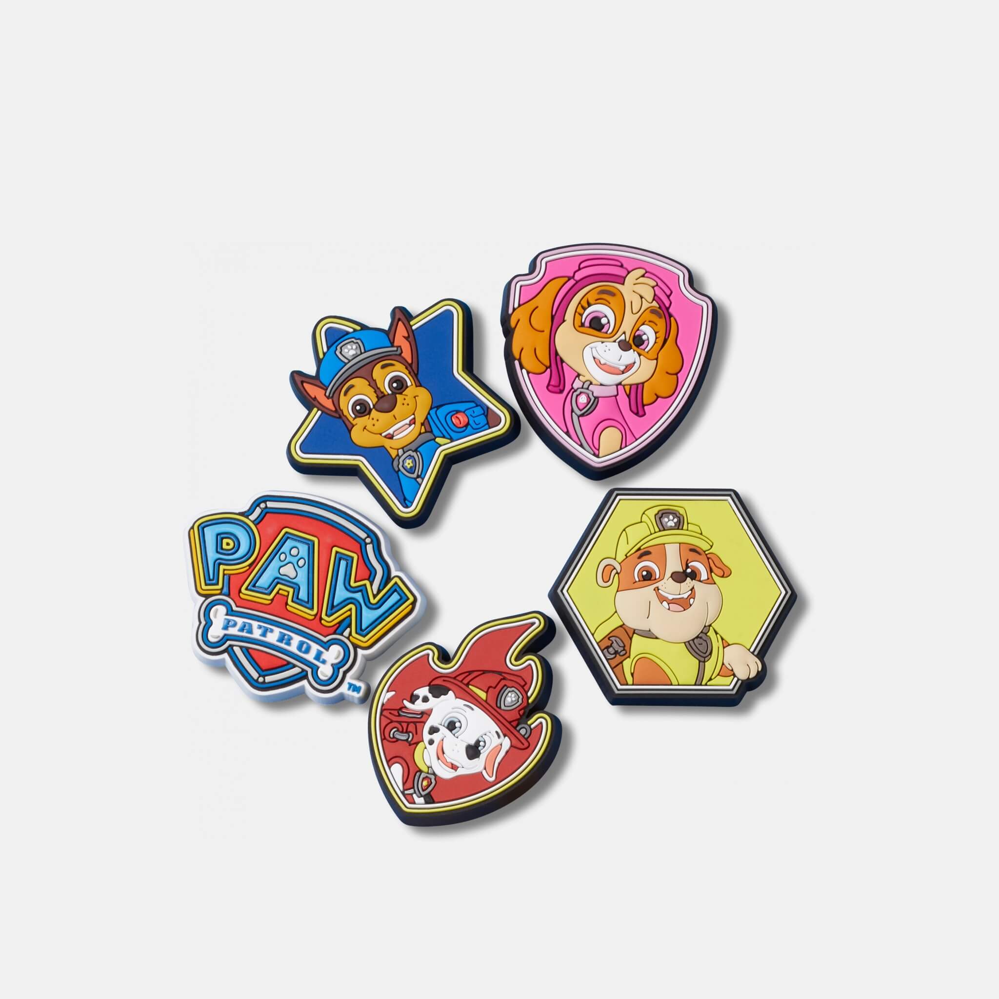 Odznáček Jibbitz – Paw Patrol – 5 ks