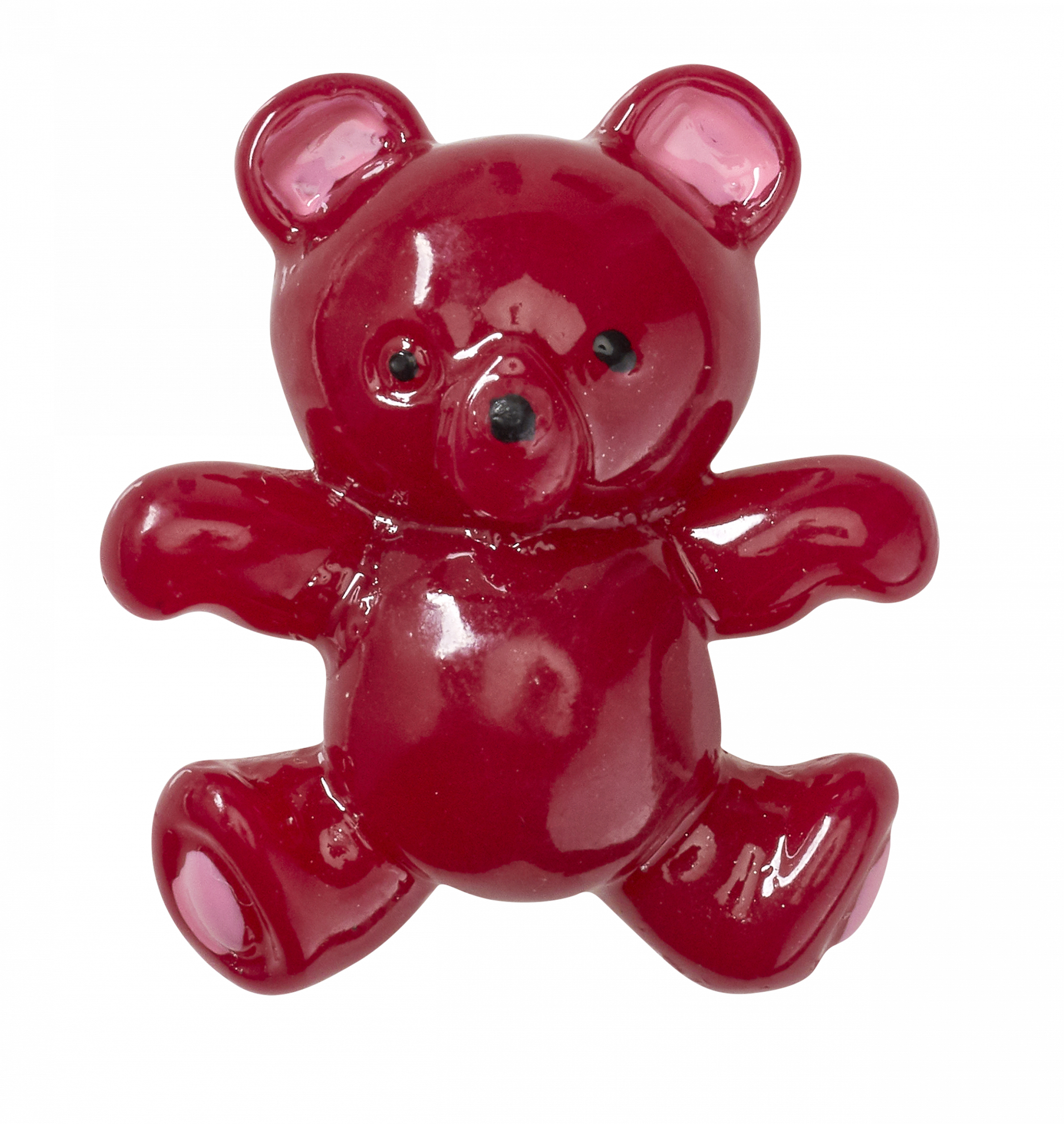 Odznáček Jibbitz – Pink Acrylic Teddy