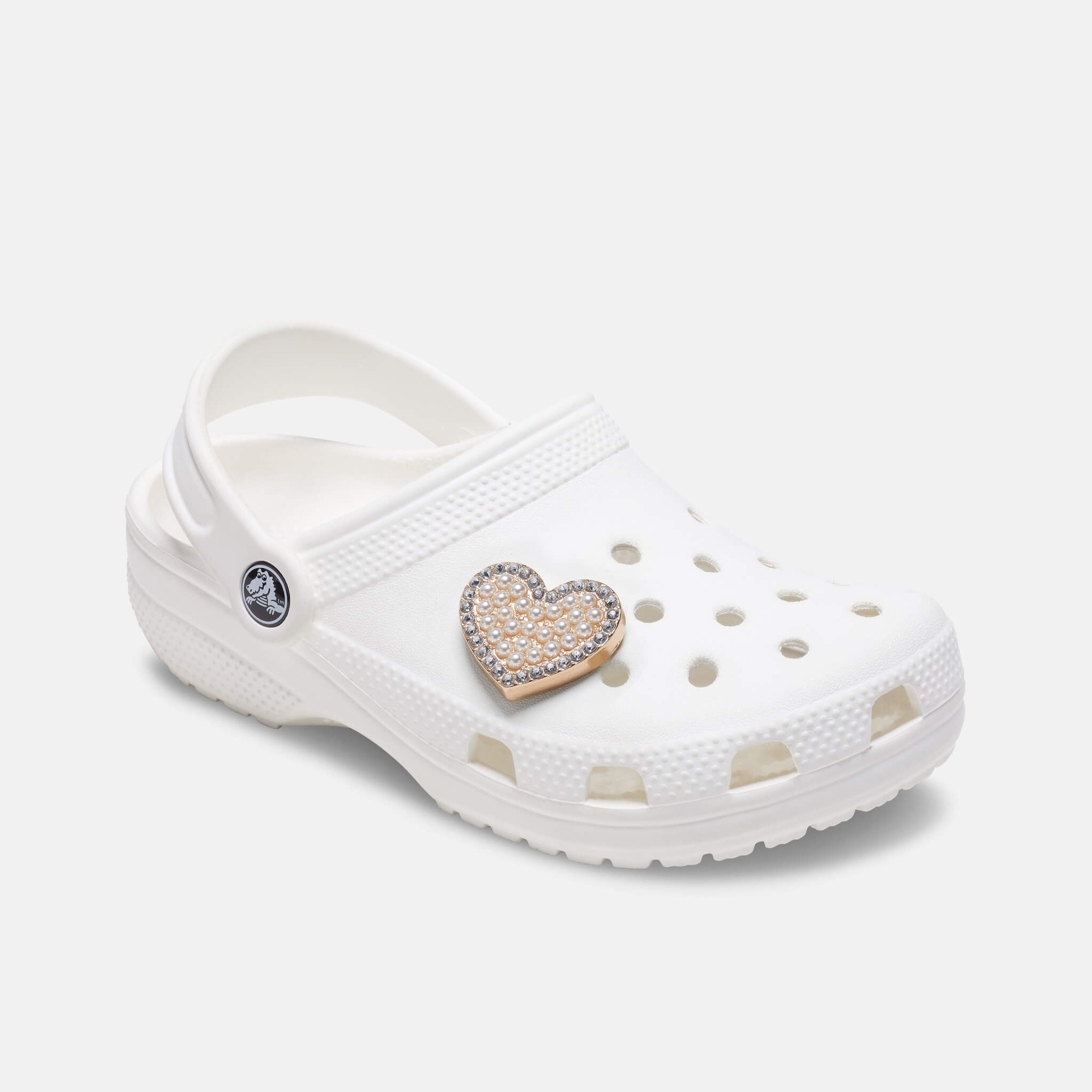 Odznáček Jibbitz – Pearl Cluster Heart