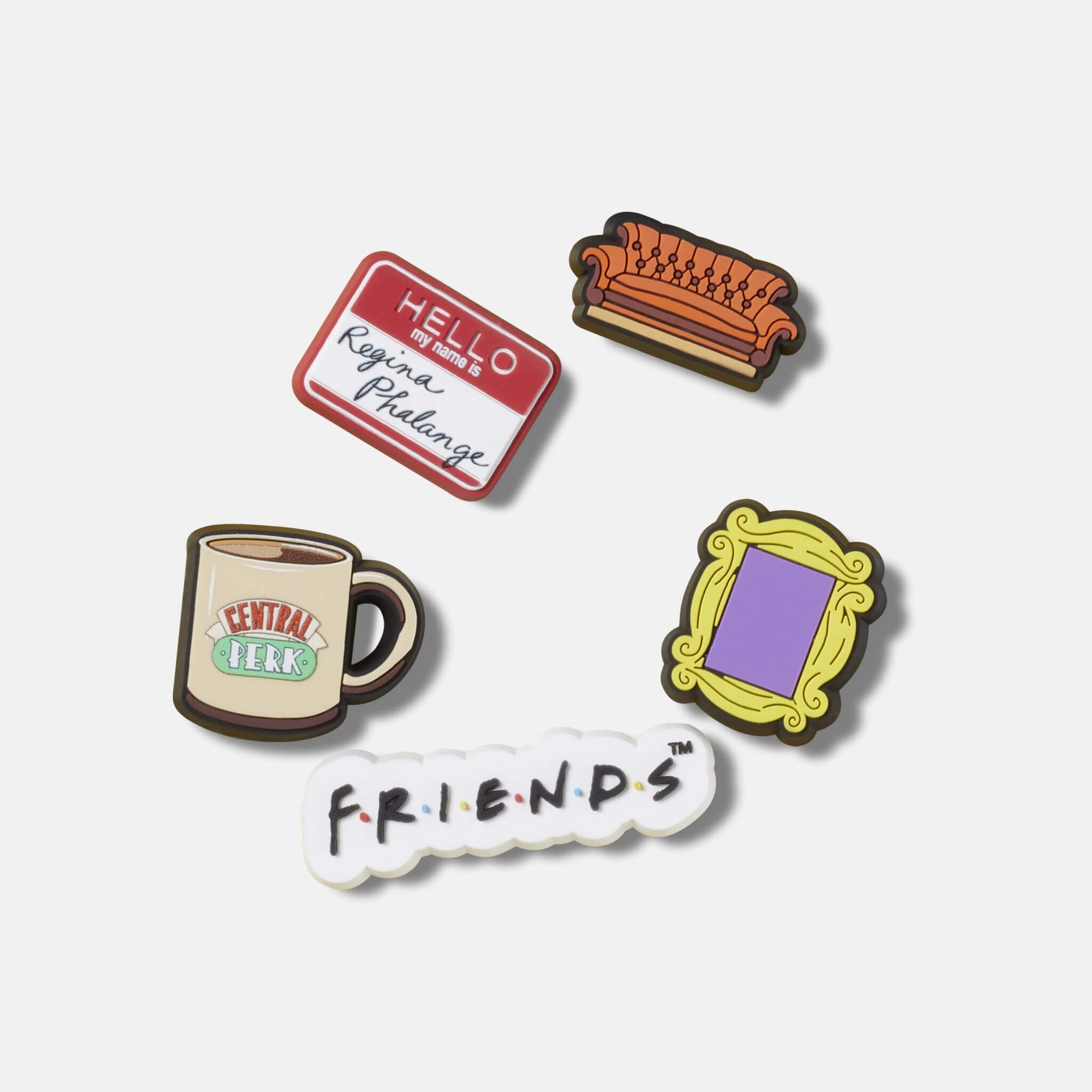 Odznáček Jibbitz – Friends 5 ks