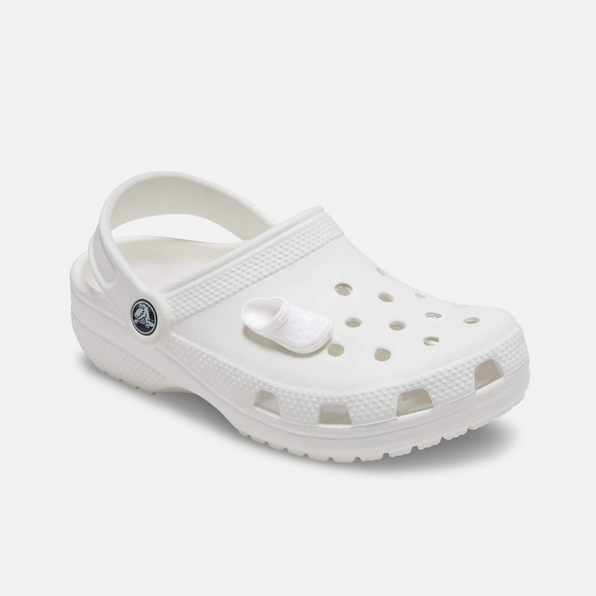 Odznáček Jibbitz – 3D White Classic Clog