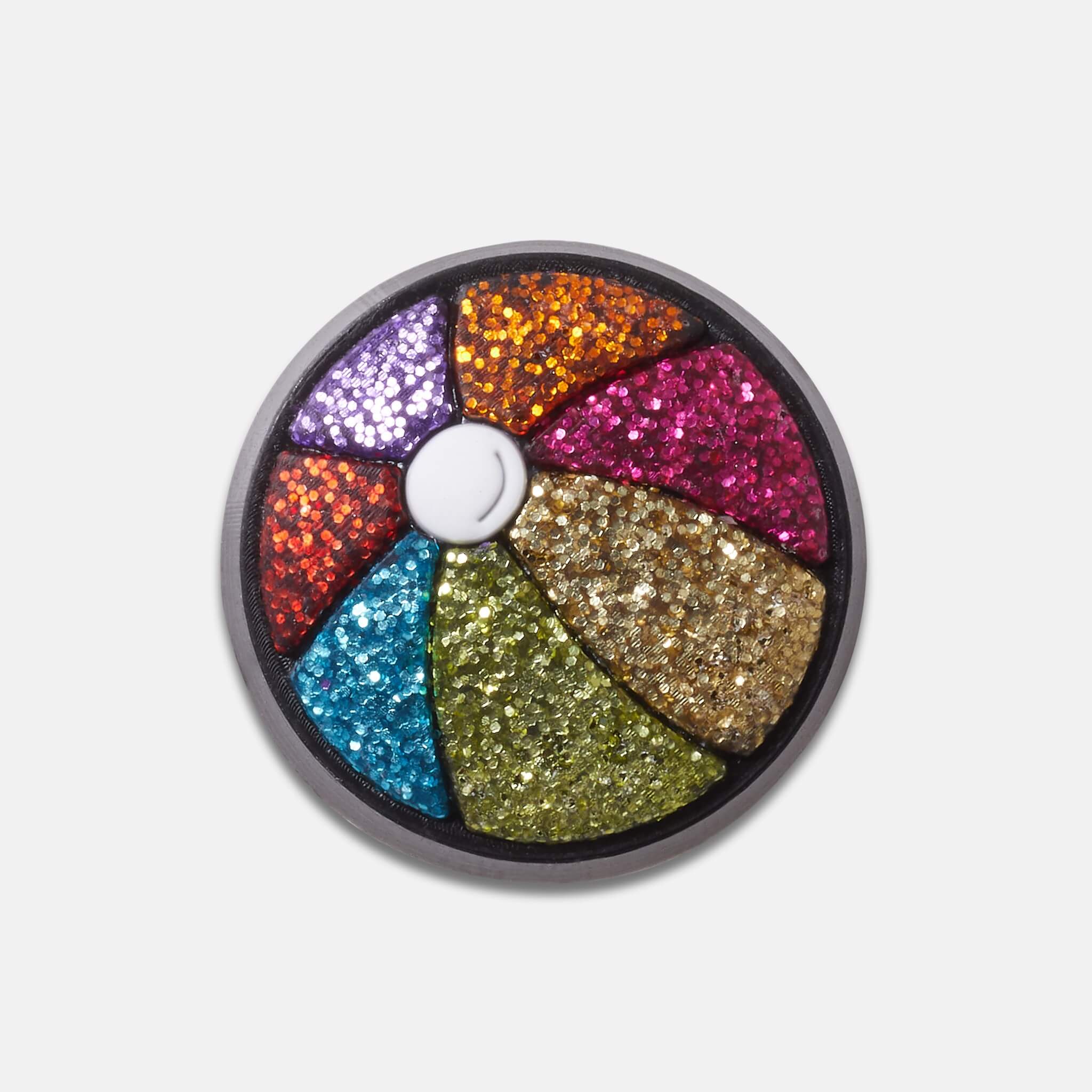 Odznáček Jibbitz – Glitter Beach Ball