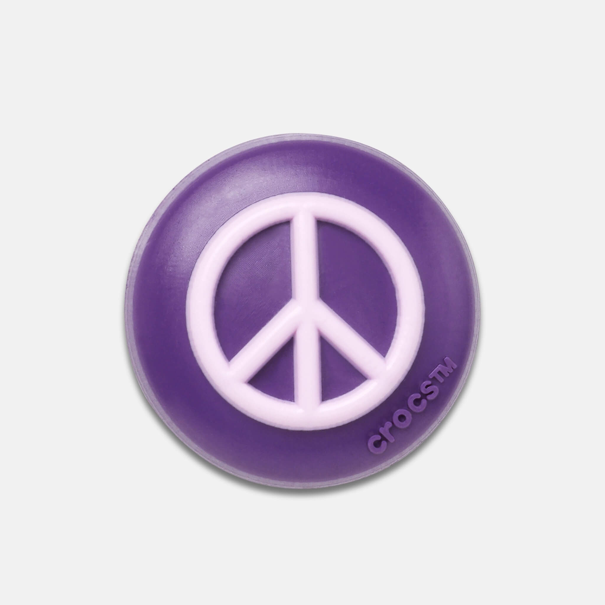 Odznáček Jibbitz – Black and Pink Peace Sign