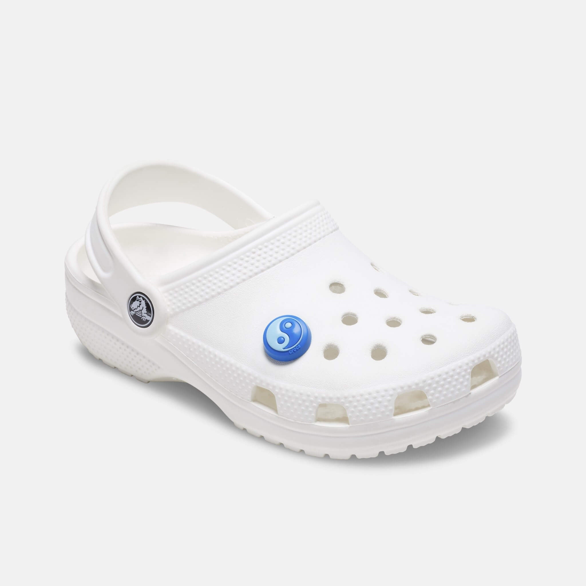Odznáček Jibbitz – Light and Dark Blue Yin Yang