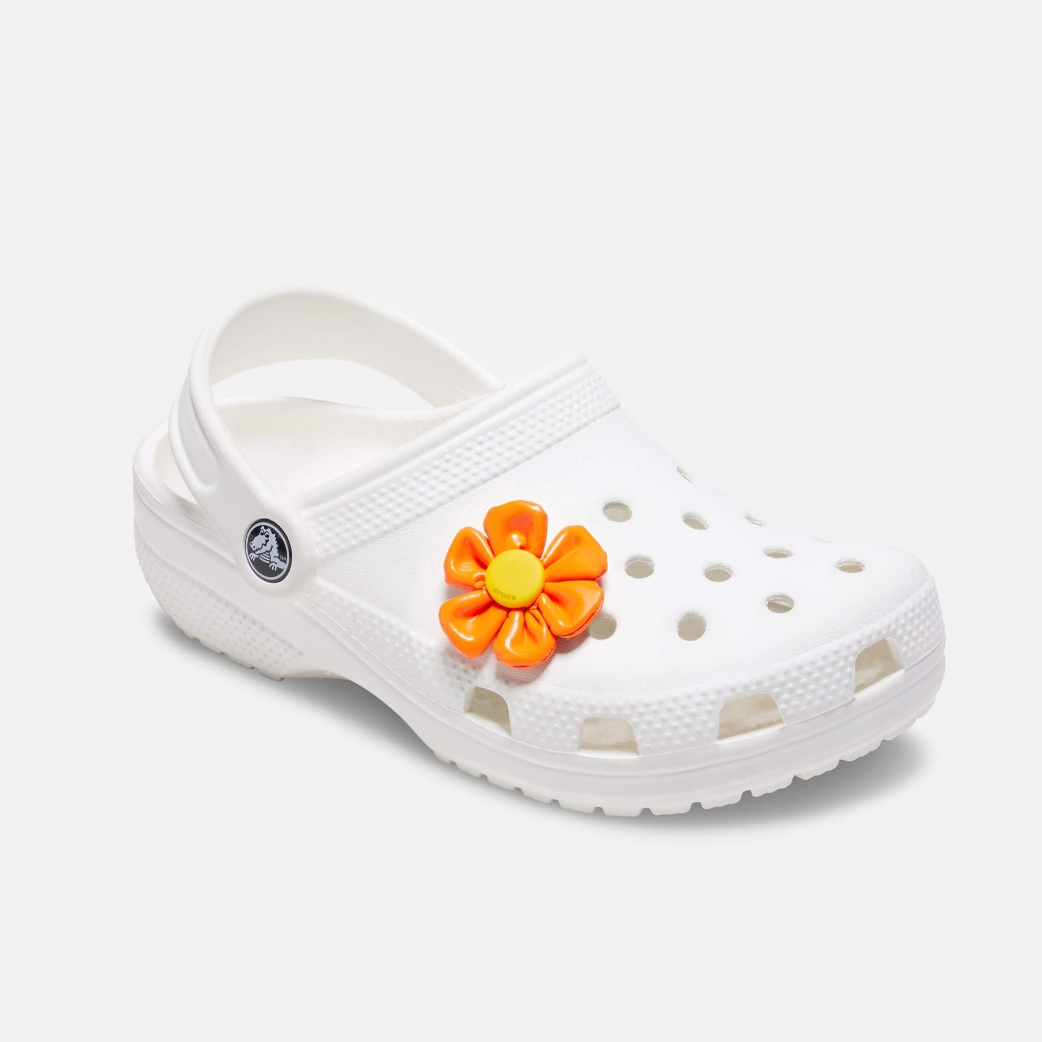 Odznáček Jibbitz – Oversized Large Orange Flower